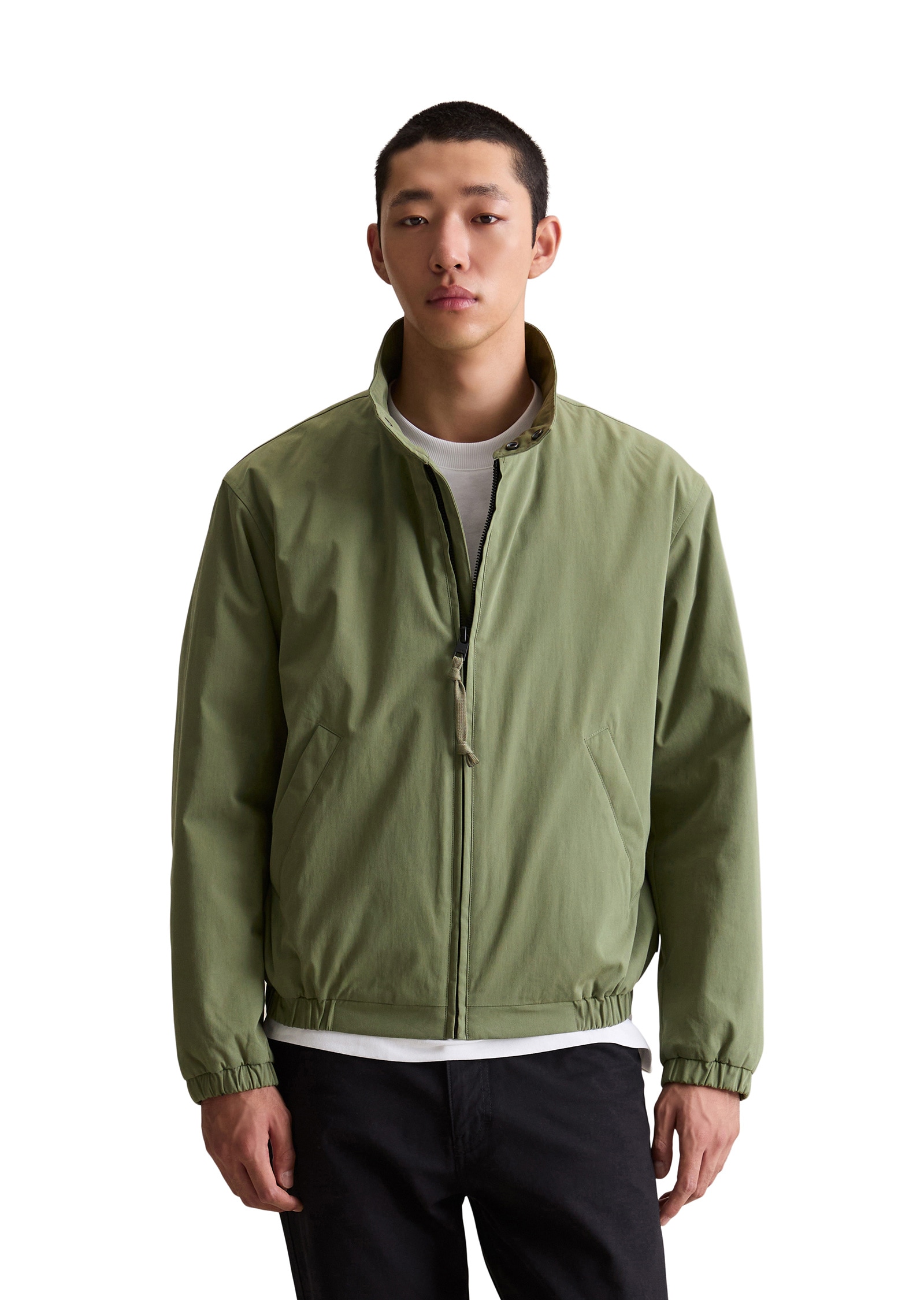 Marc OPolo DENIM Outdoorjacke "mit elastischem Bund", ohne Kapuze günstig online kaufen
