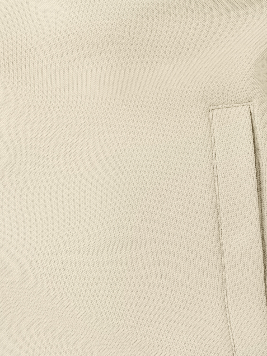 NO EXCESS Sweater »No Excess Stylische Weste mit Bomberkragen und Piqué-Material«