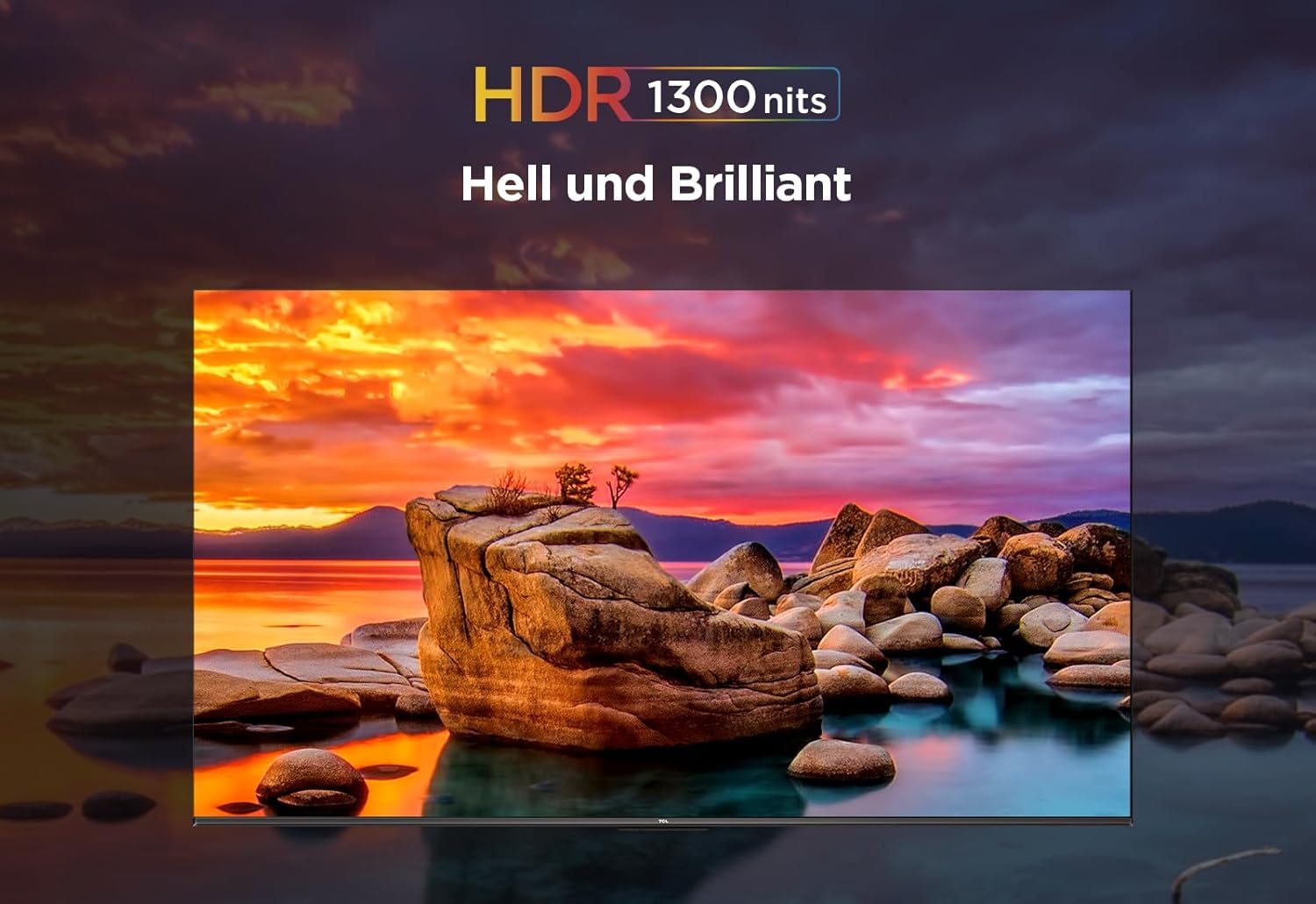 TCL Mini-LED-Fernseher »65C803GX1«, 4K Ultra HD, Google TV-Smart-TV, Dolby Vision, Apple TV, Multi-HDR, 144 Hz