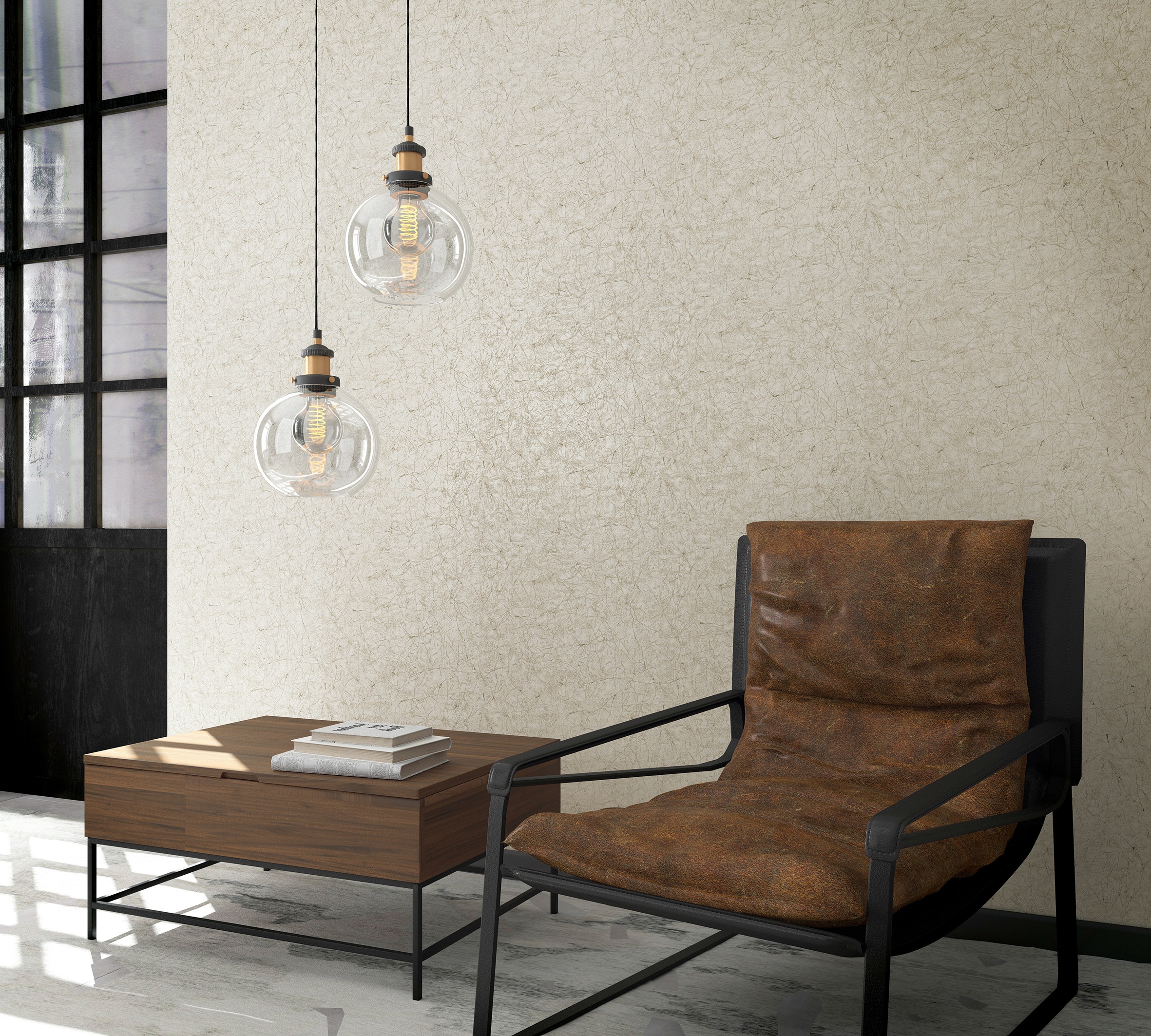 Marburg Vliestapete, Steinoptik, moderne Tapete für Wohnzimmer Schlafzimmer Küche
