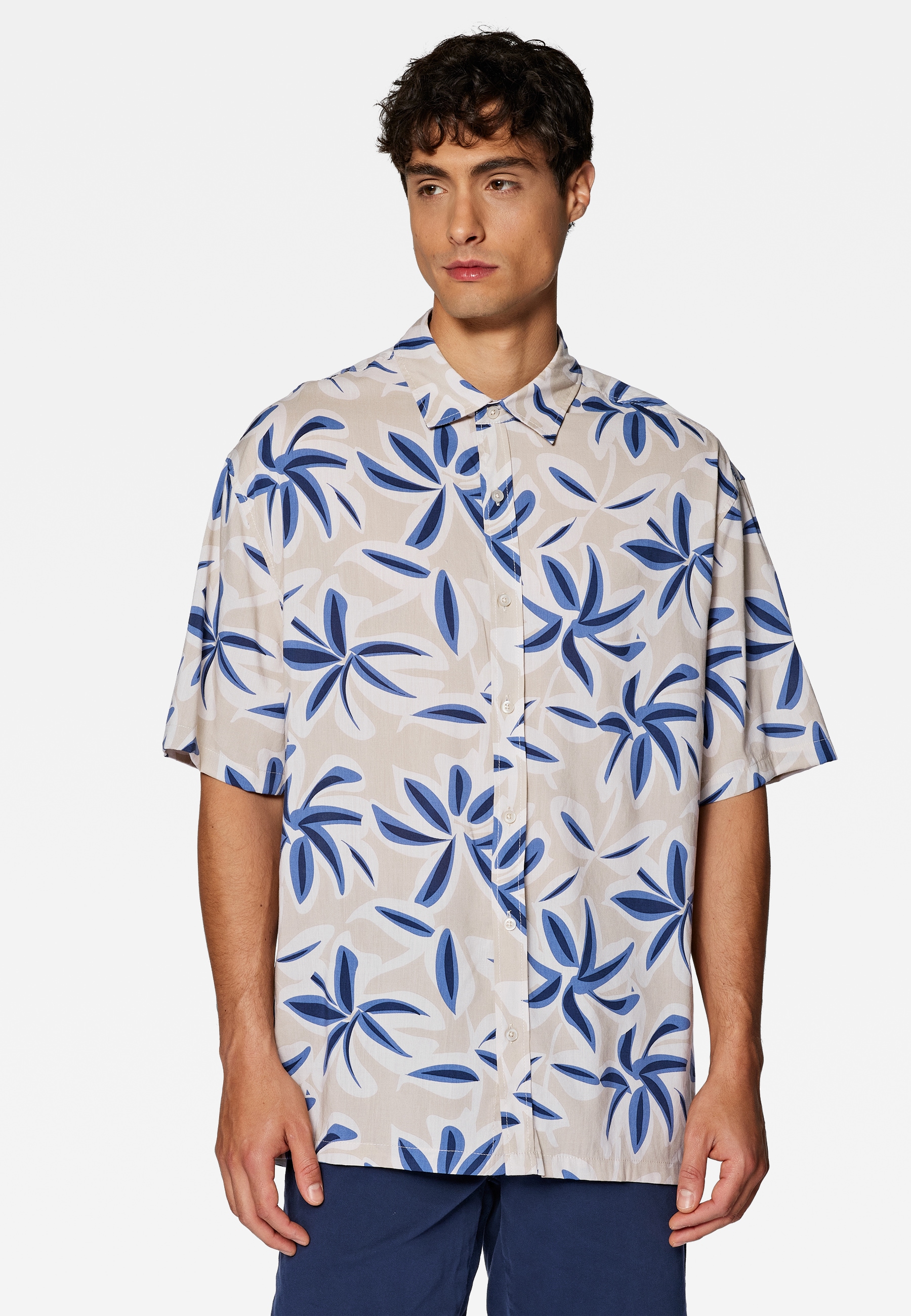 Mavi Langarmhemd »PRINTED SHIRT«, Kurzarmhemd