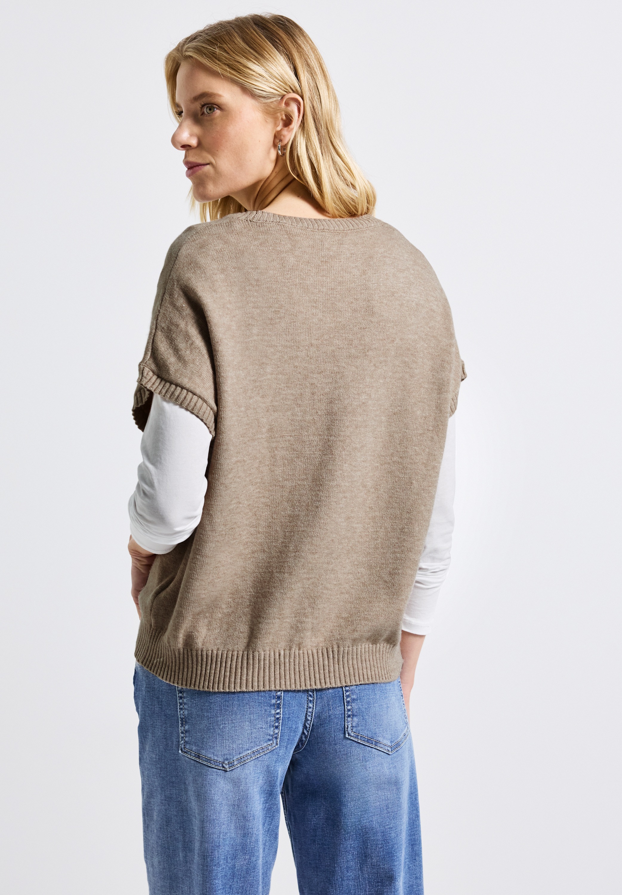 STREET ONE Kurzarmpullover aus Feinstrick günstig online kaufen