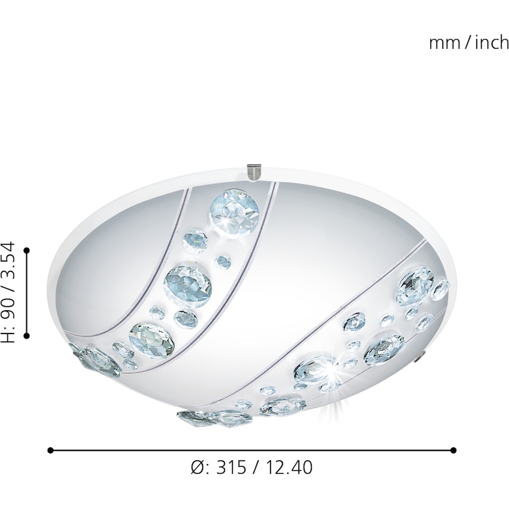 EGLO LED Deckenleuchte »NERINI«, 1 flammig-flammig