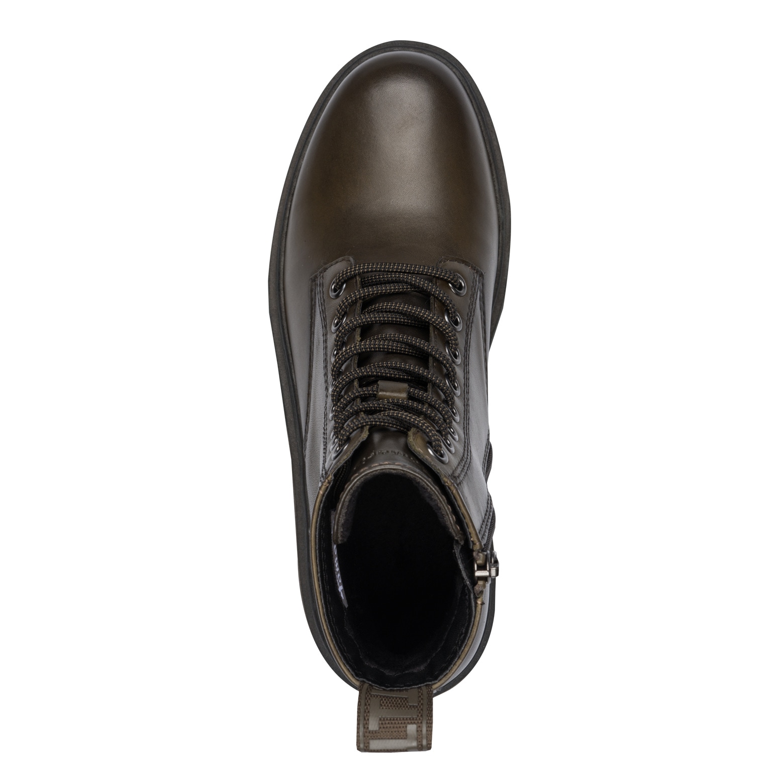Tamaris Schnürboots, Blockabsatz, Schnürstiefelette in angesagter Used Optik