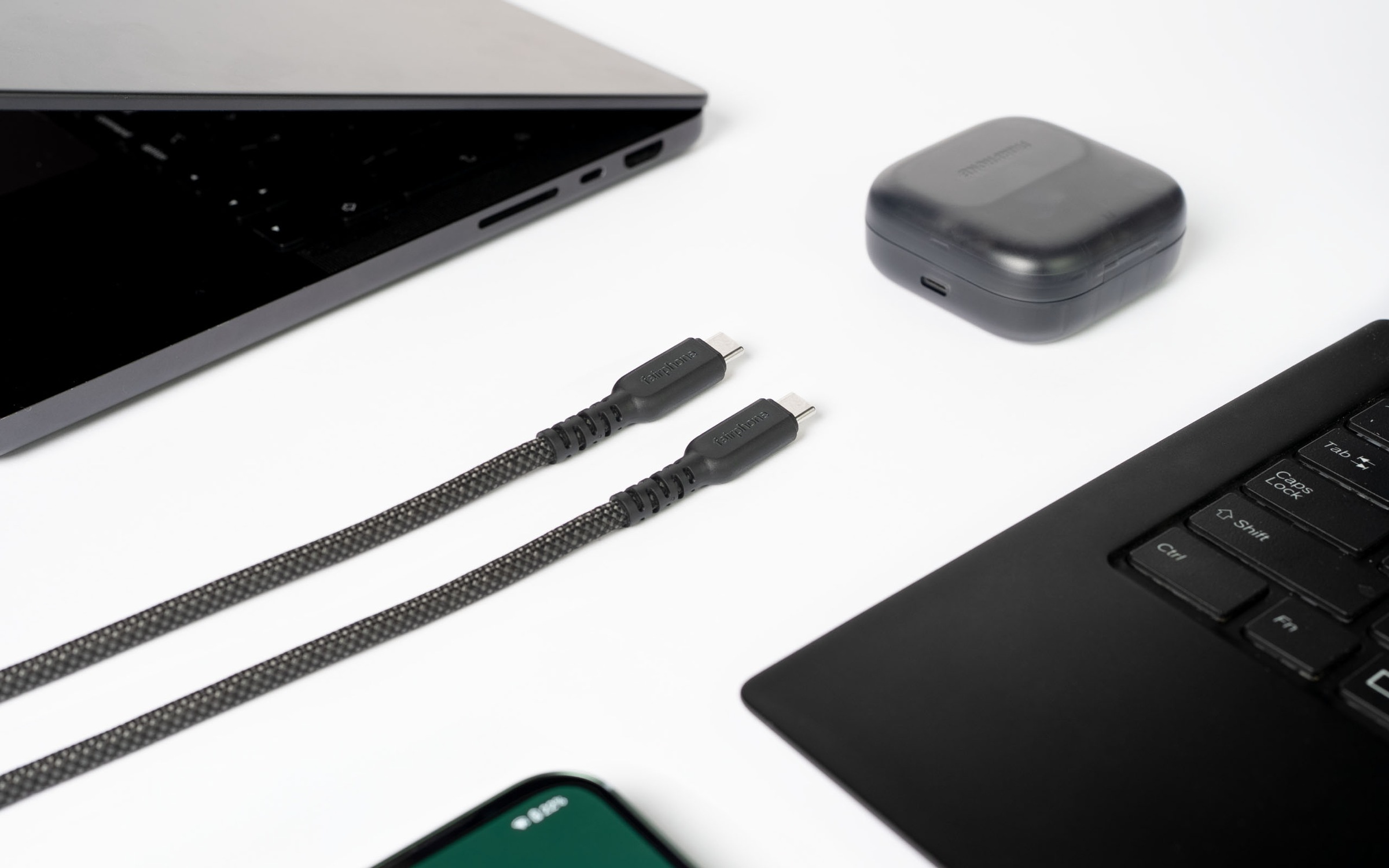 Fairphone Smartphone-Kabel »USB-C 3.2 Long Life Lade- und Datenkabel (20 Gb/s) 1 m«, USB Typ C, USB-C, 100 cm