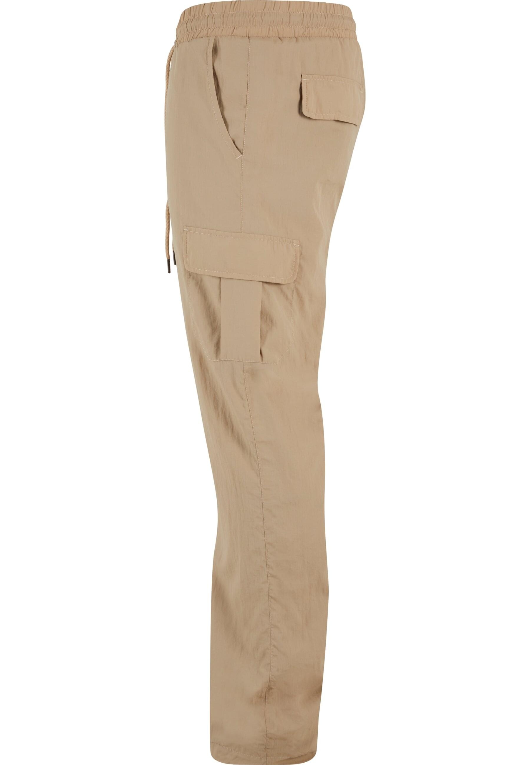 URBAN CLASSICS Cargohose »Urban Classics Herren Straight Leg Nylon Cargo Pants«, (1 tlg.)