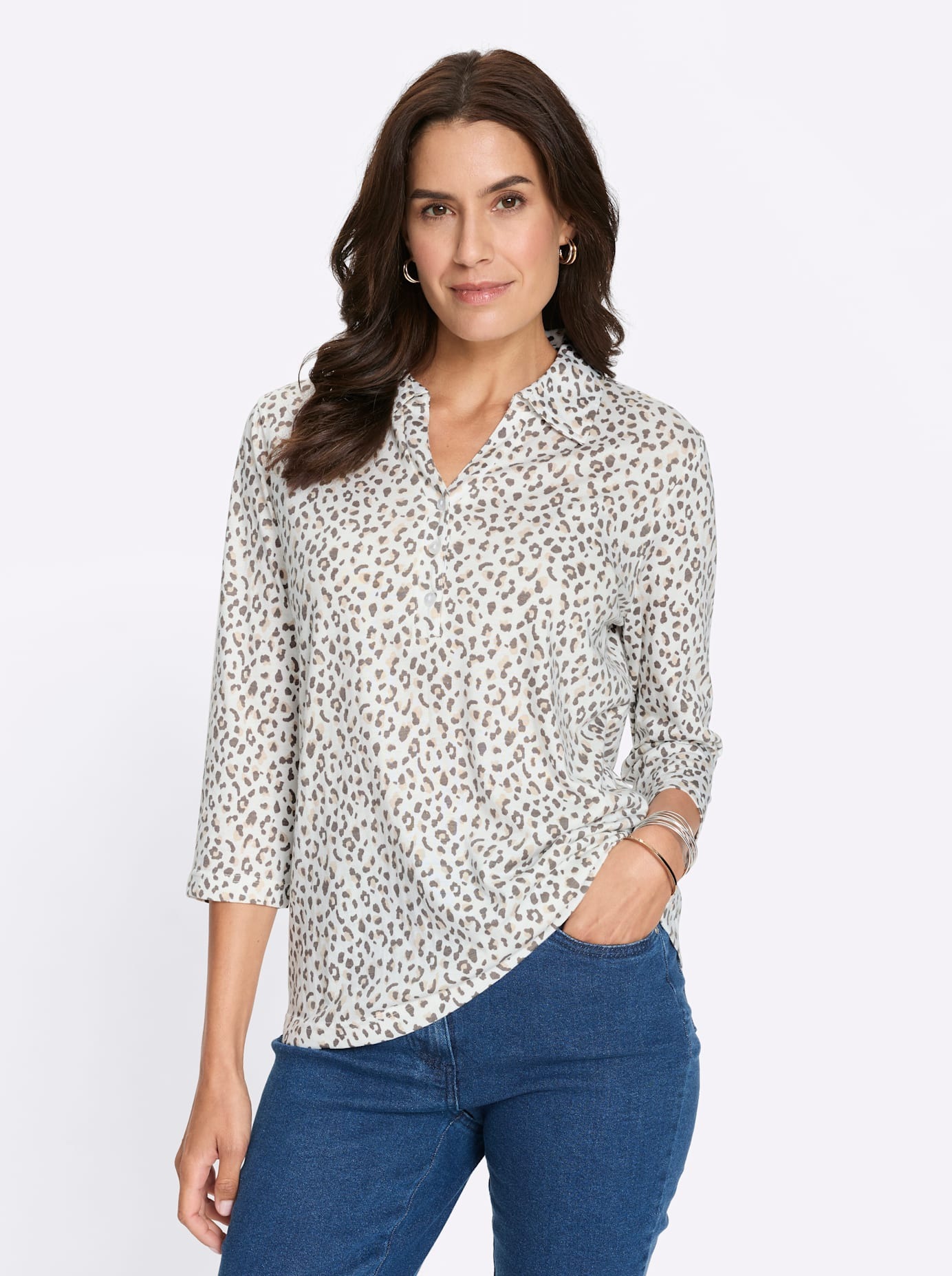 Inspirationen Print-Shirt "Poloshirt" 1 tlg. günstig online kaufen