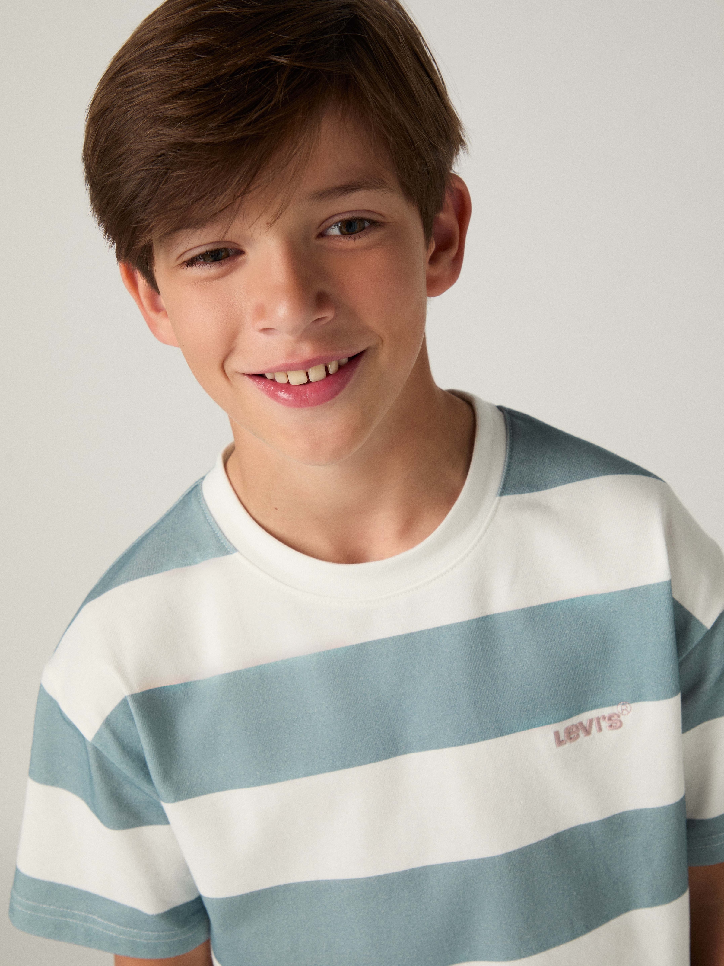 Levi's® Kids T-Shirt »LVB BIG STRIPE TEE« for Boys, gestreift