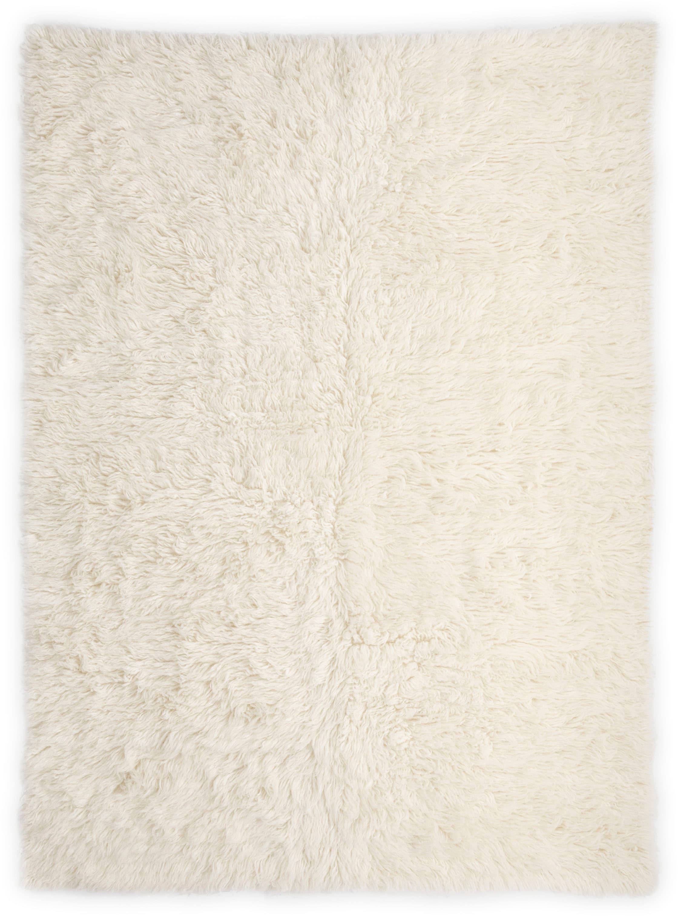THEKO 1100000002199 "Flokos 1" rechteckig 40 mm Höhe original griechischer Flokati, Hochflor, Uni Farben, reine Wolle