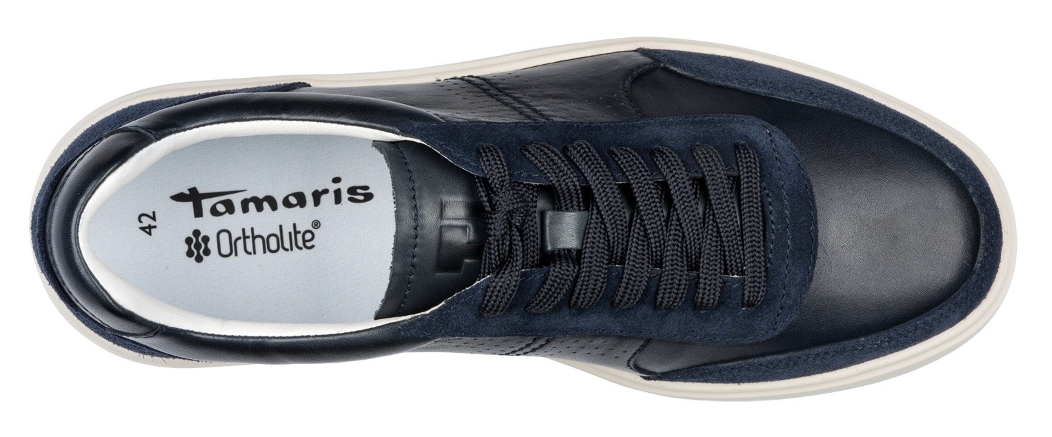 Tamaris Sneaker  Freizeitschuh, Halbschuh, Schnürschuh mit dezenten Ziernähten