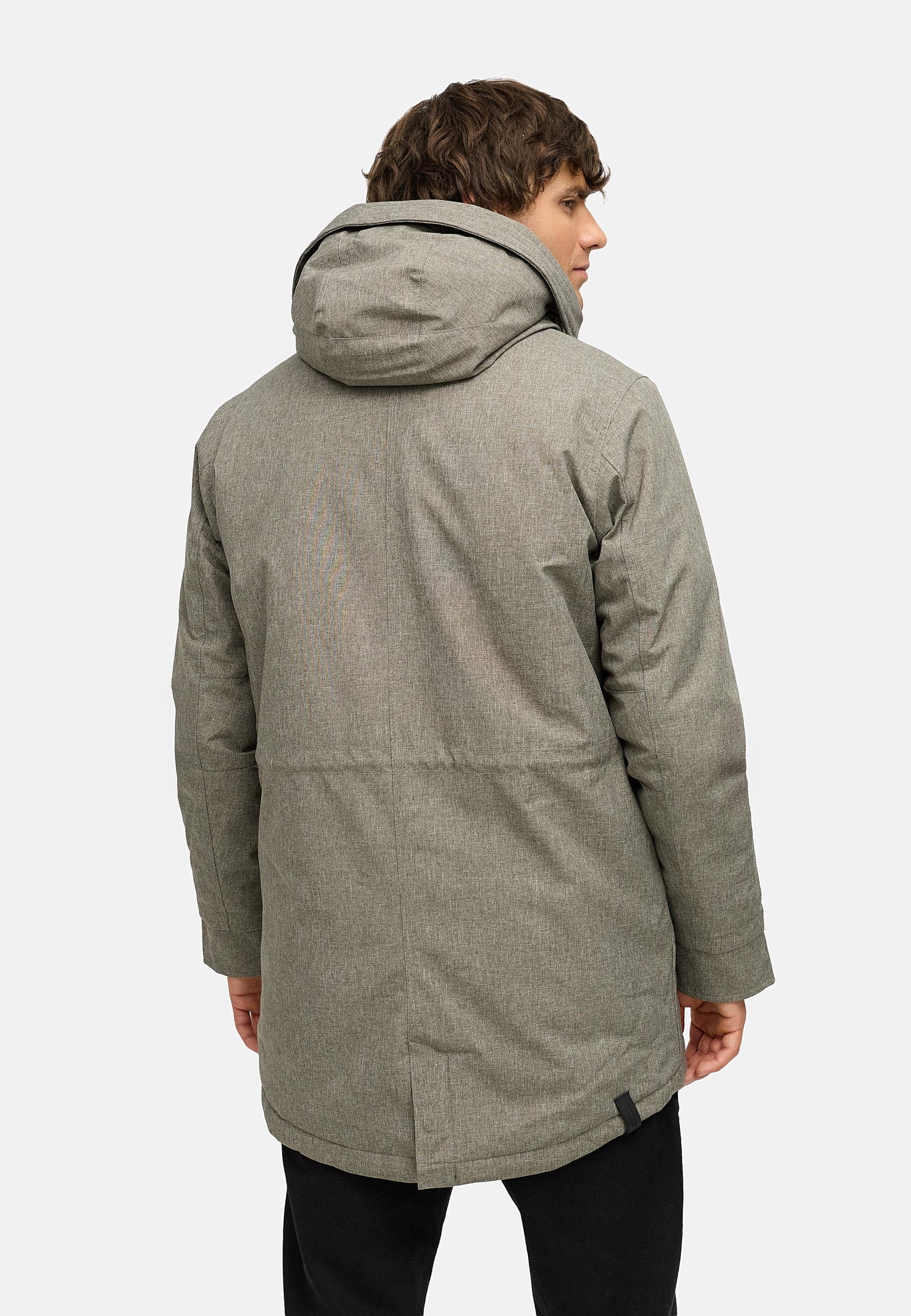 Ragwear Kurzmantel »Mr Smithem YOUMODO« wasserdichte lange Herren Winterjacke mit Kapuze