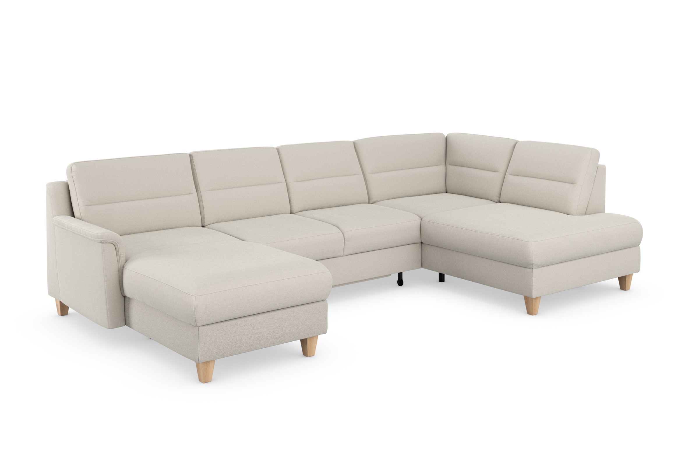 sit&more Wohnlandschaft »Farö U-Form«, inklusive Federkern, wahlweise mit Bettfunktion und Bettkasten
