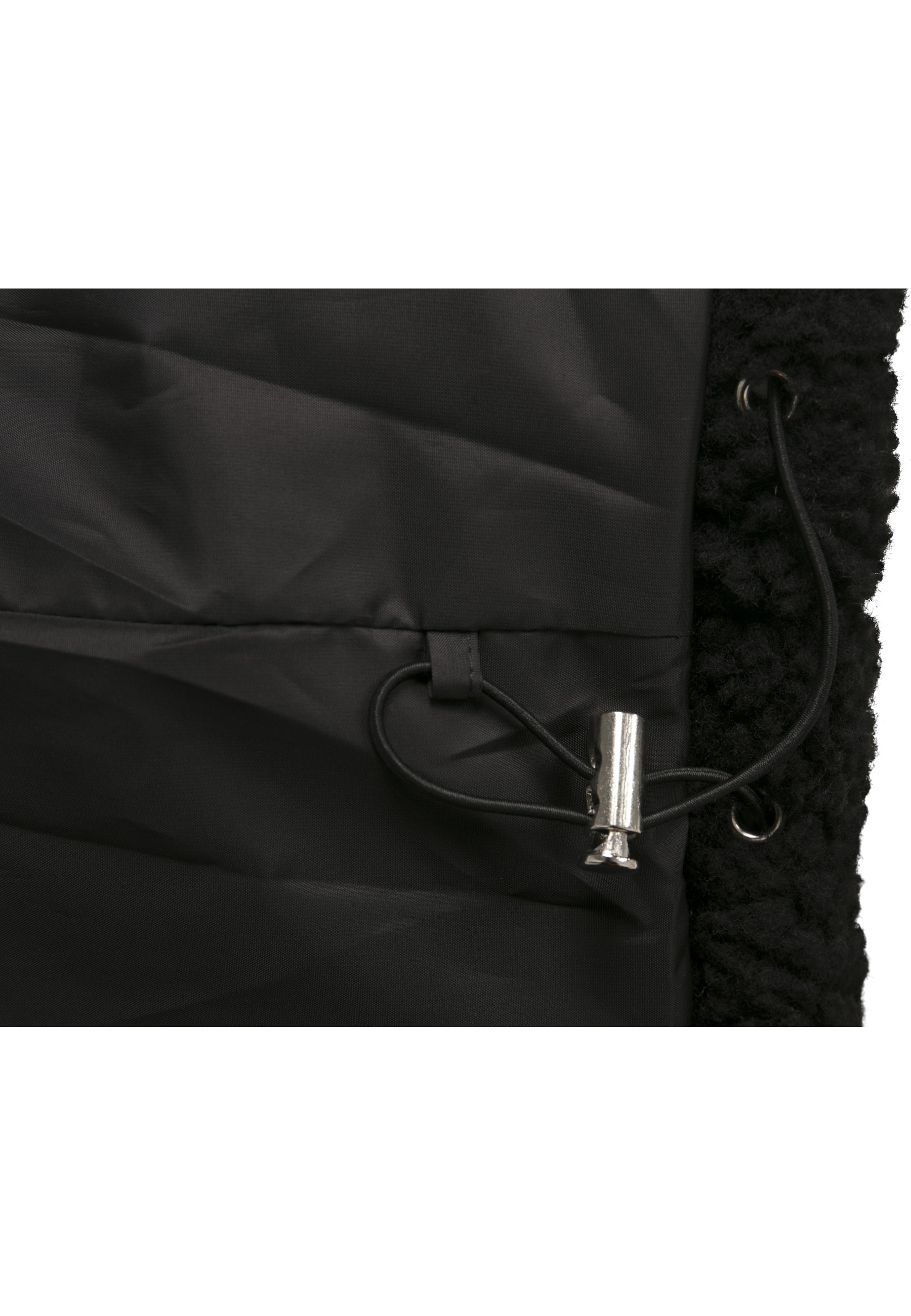 URBAN CLASSICS Winterjacke »Urban Classics Damen Ladies Boxy Sherpa Puffer Jacket« 1 Stk. tlg. ohne Kapuze