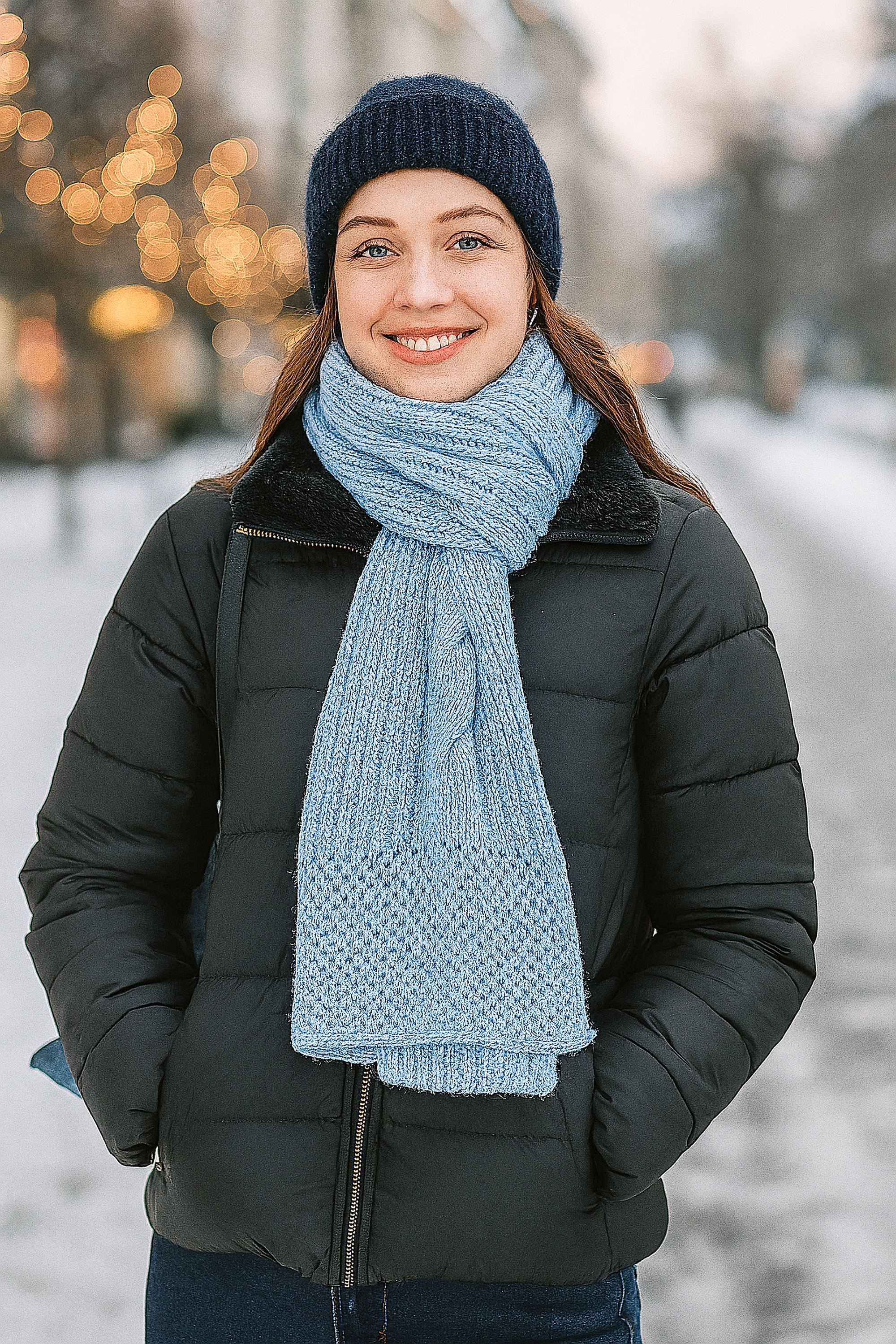 COLLEZIONE ALESSANDRO Strickschal »Warm« 1 Stk. tlg. mit Zopfmuster und dezentem Glitzer