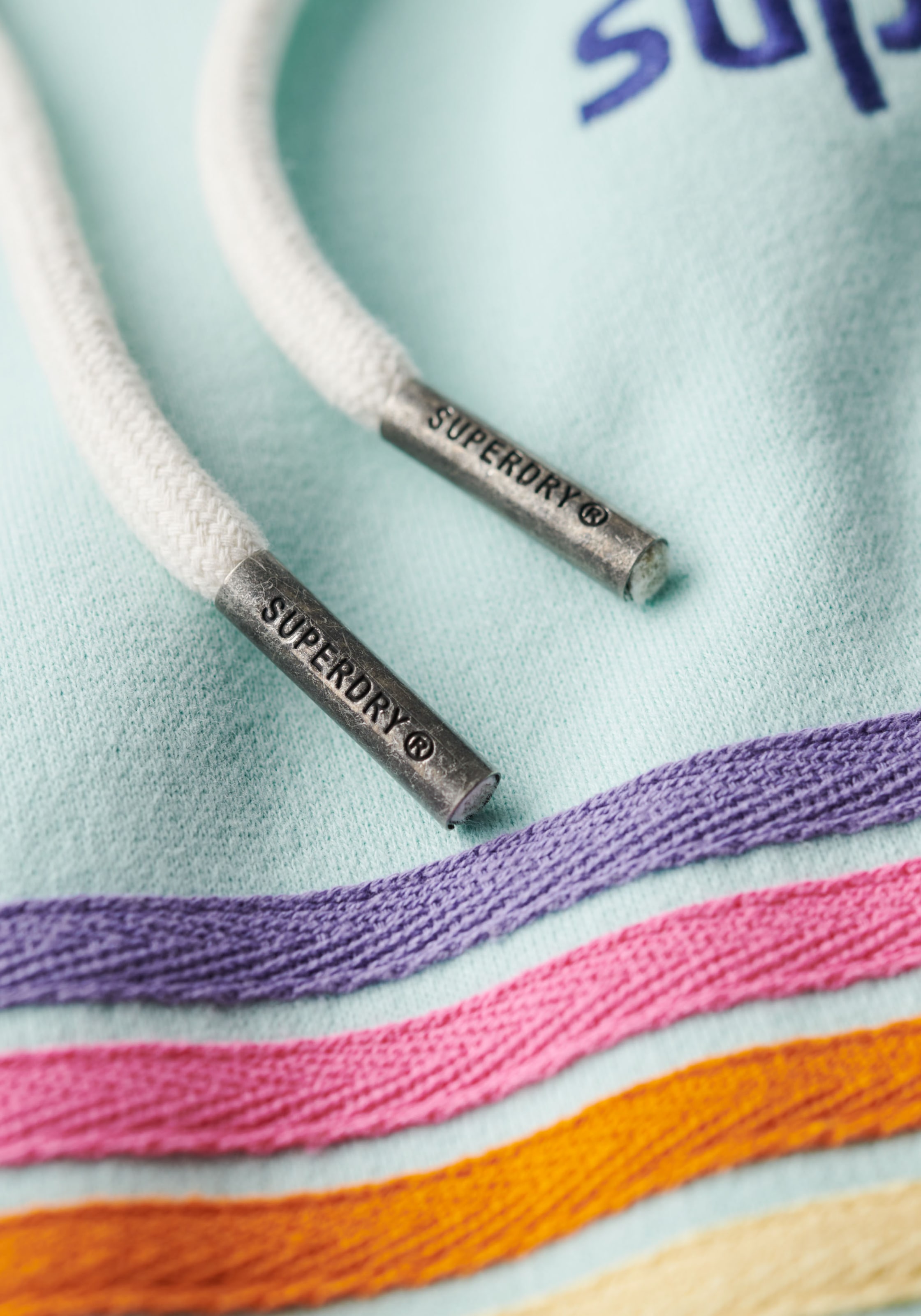 Superdry Kapuzensweatshirt »RAINBOW STRIPE LOGO HOODIE«