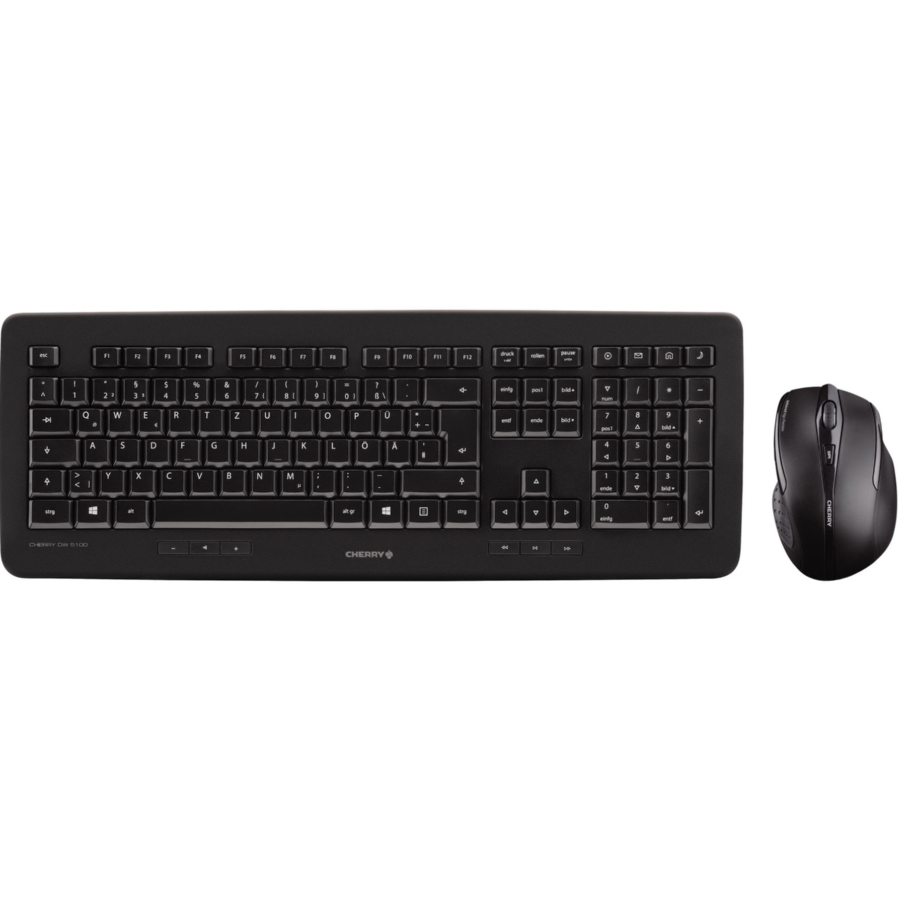 Cherry Wireless-Tastatur »DW 5100«, (Ziffernblock-Profil-Speicher-USB-Anschluss)