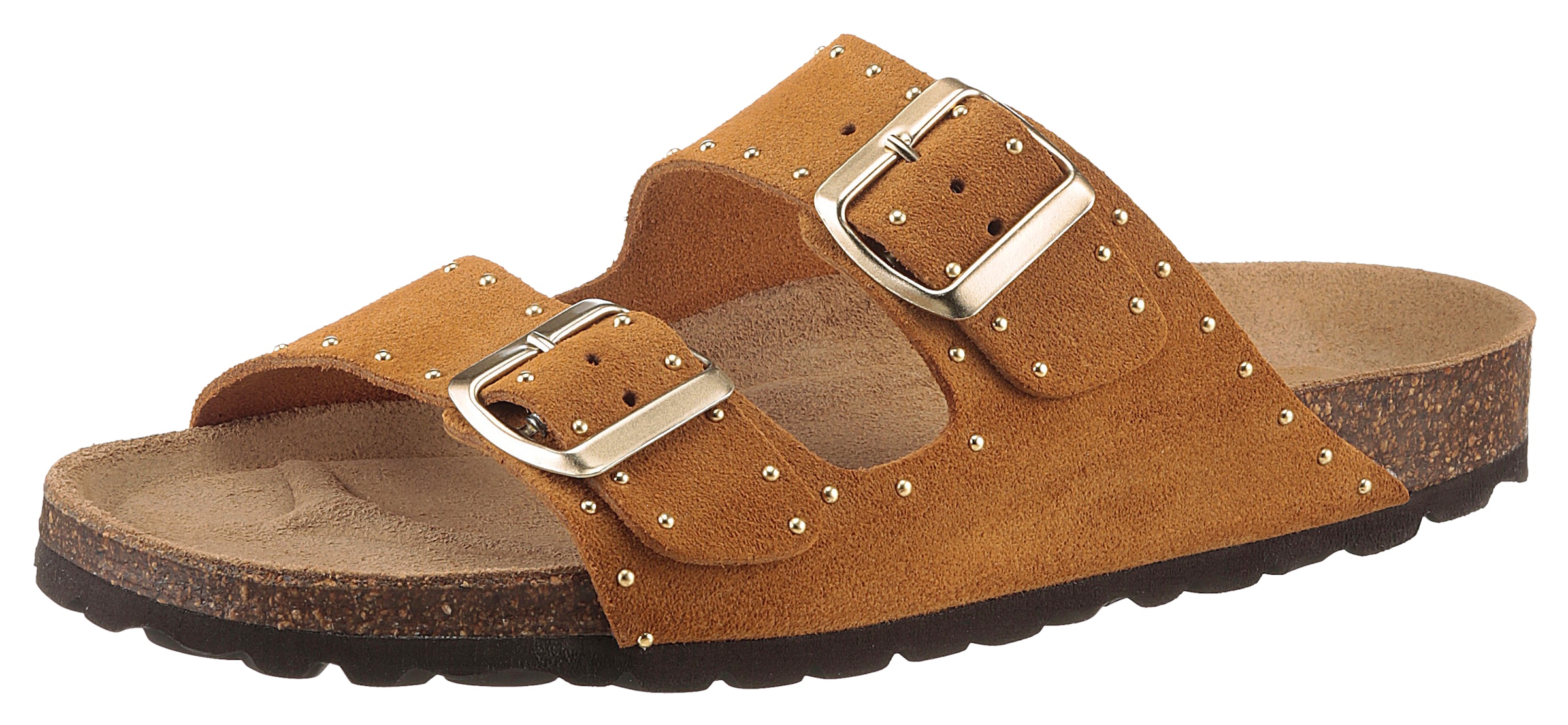 Aniston SHOES Pantolette, Sommerschuh, Strandschuh, Nieten - NEUE KOLLEKTION