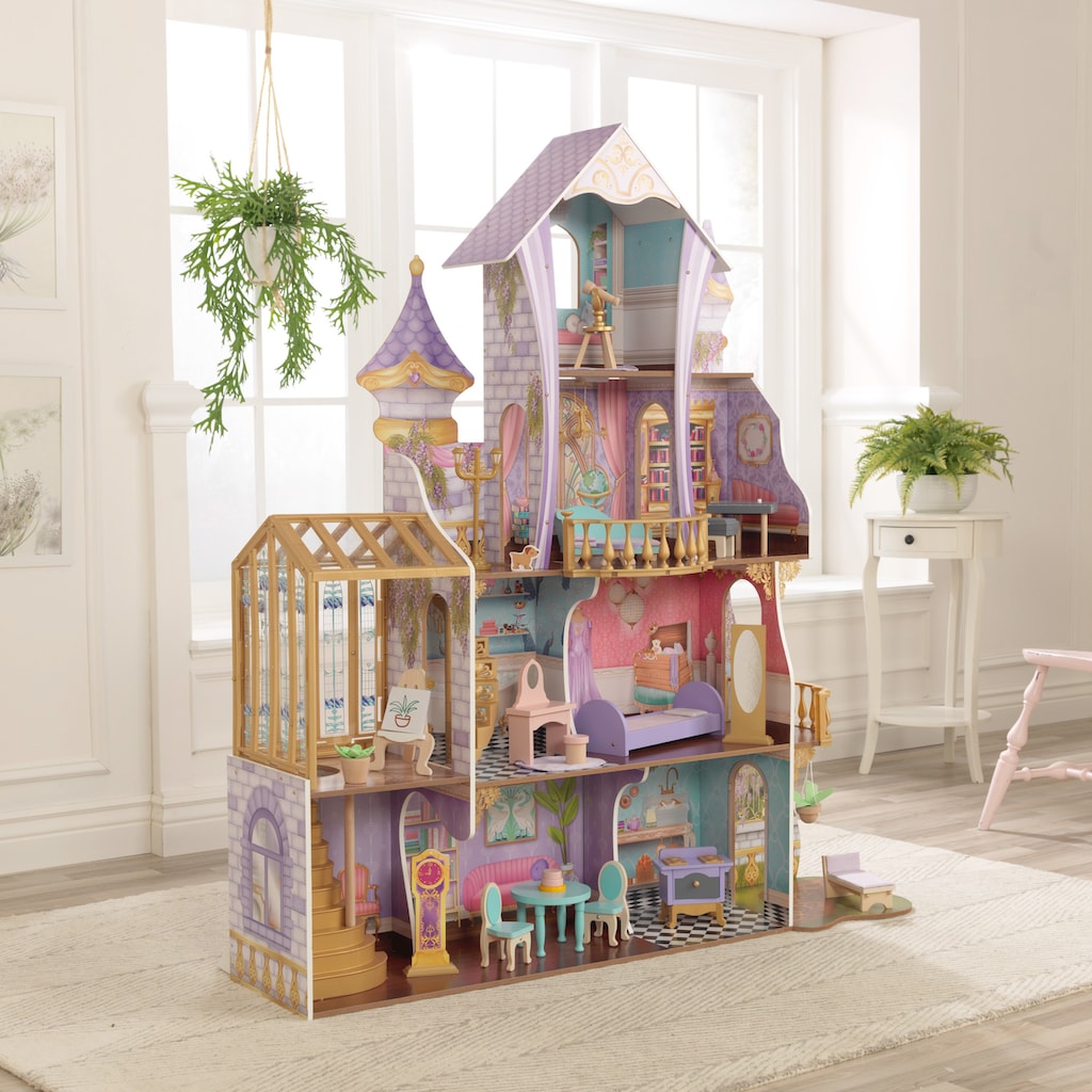 KidKraft® Puppenhaus »Zauberschloss mit Wintergarten«