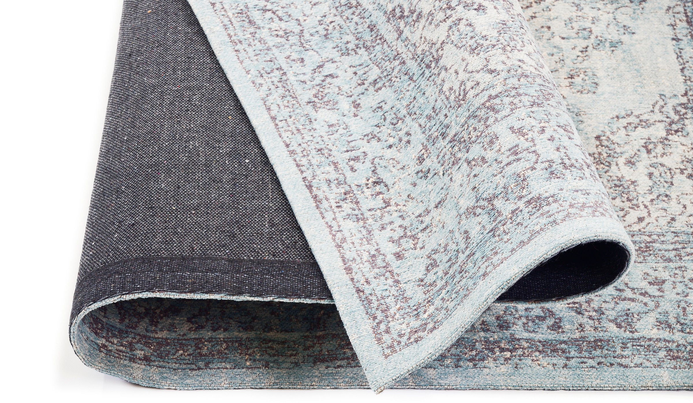 Thumbnail - GALLERY M branded by Musterring Teppich "Bordüre" rechteckig 5 mm Höhe Flachgewebe, Chenille, Wohnzimmer