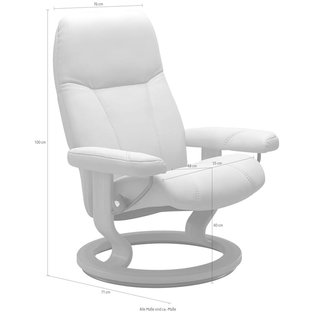 Stressless® Relaxsessel »Consul«, mit Classic Base, Größe M, Gestell Eiche  bestellen | BAUR