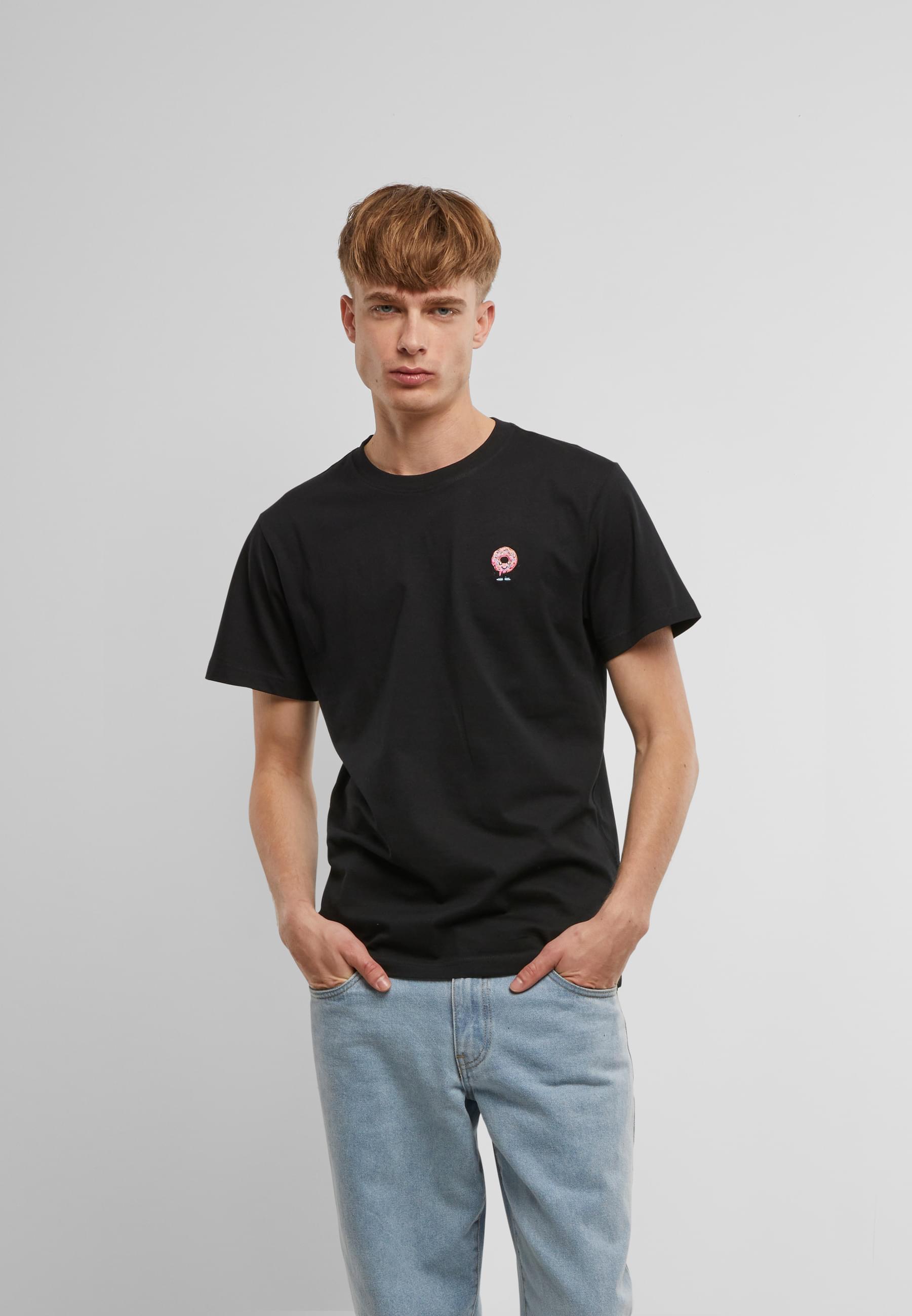 Thumbnail - MisterTee T-Shirt "MisterTee Herren Donut Tee EMB", (1 tlg.)