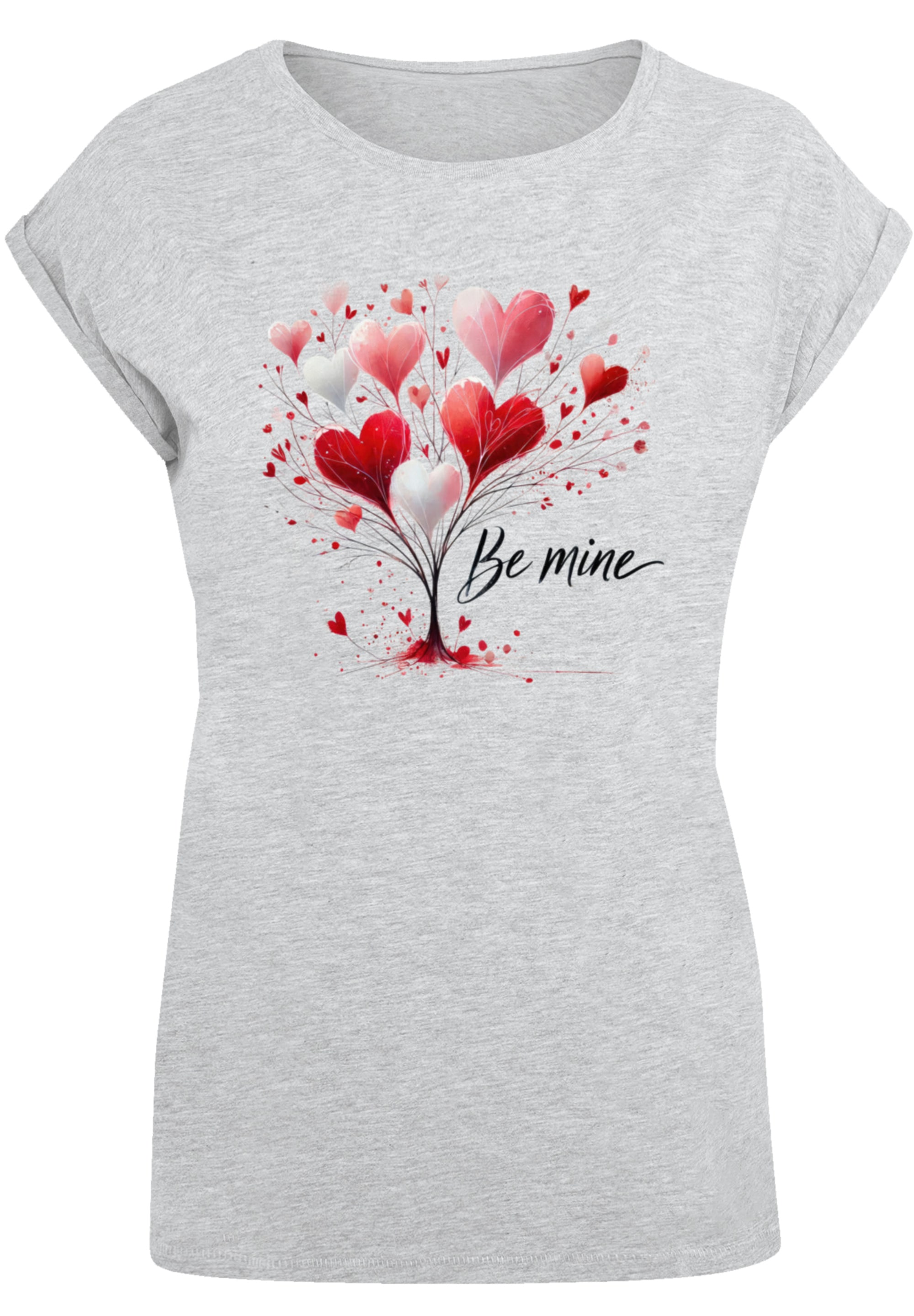 F4NT4STIC T-Shirt »Herzbaum Be Mine!«, Premium Qualität