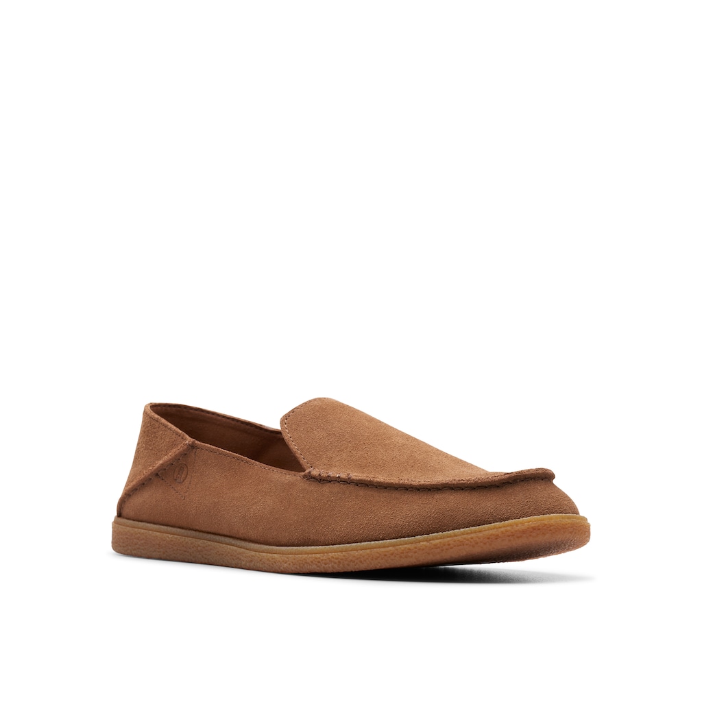 Clarks Slipper »Clarkbay Step«, Loafer, Mokassin, Pennyloafer mit herausnehmbarem Fußbett