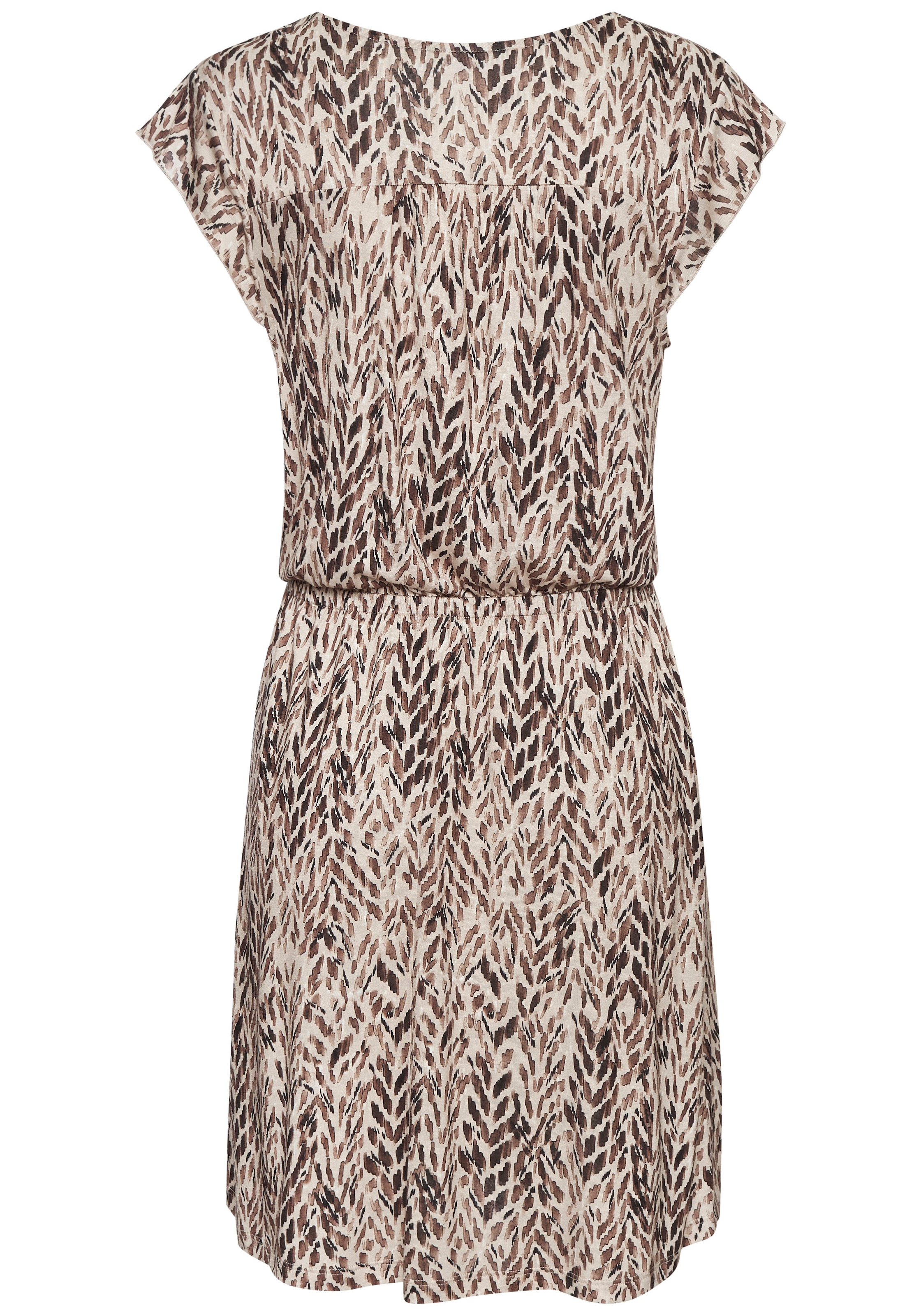 LASCANA Strandkleid, mit Alloverprint, Sommerkleid