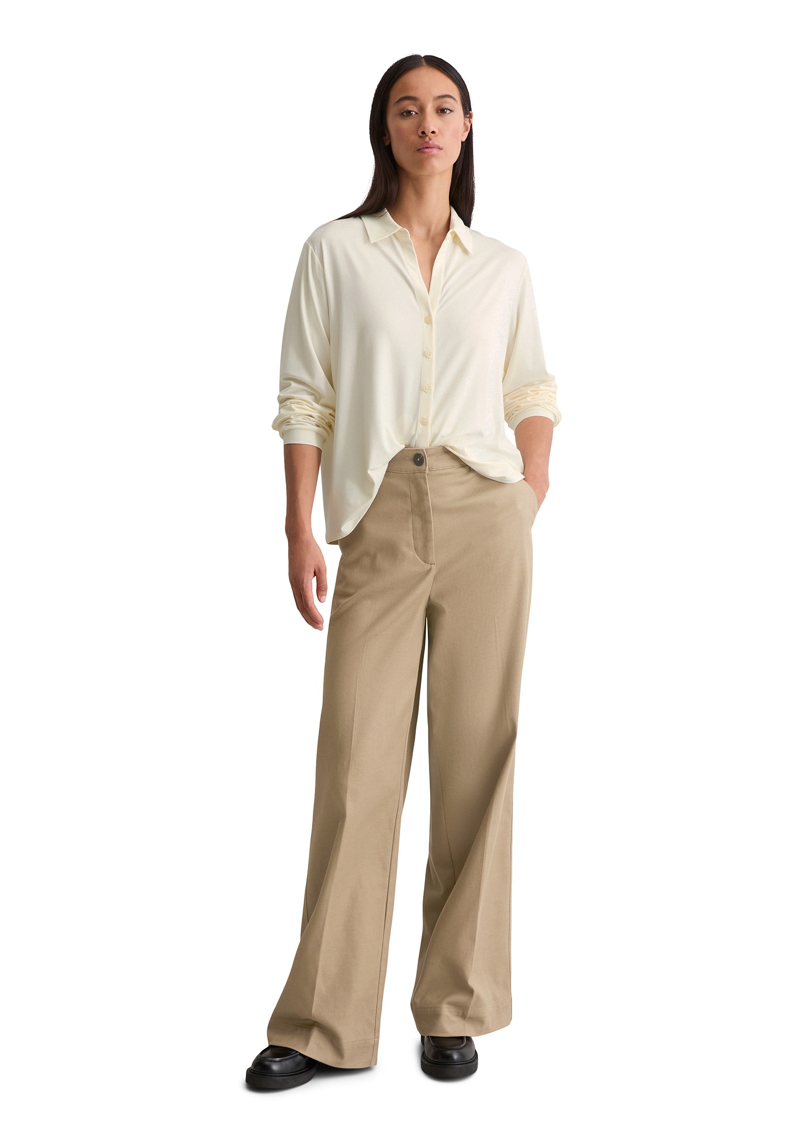 Marc O'Polo Langarmbluse »aus LENZING™ ECOVERO™«