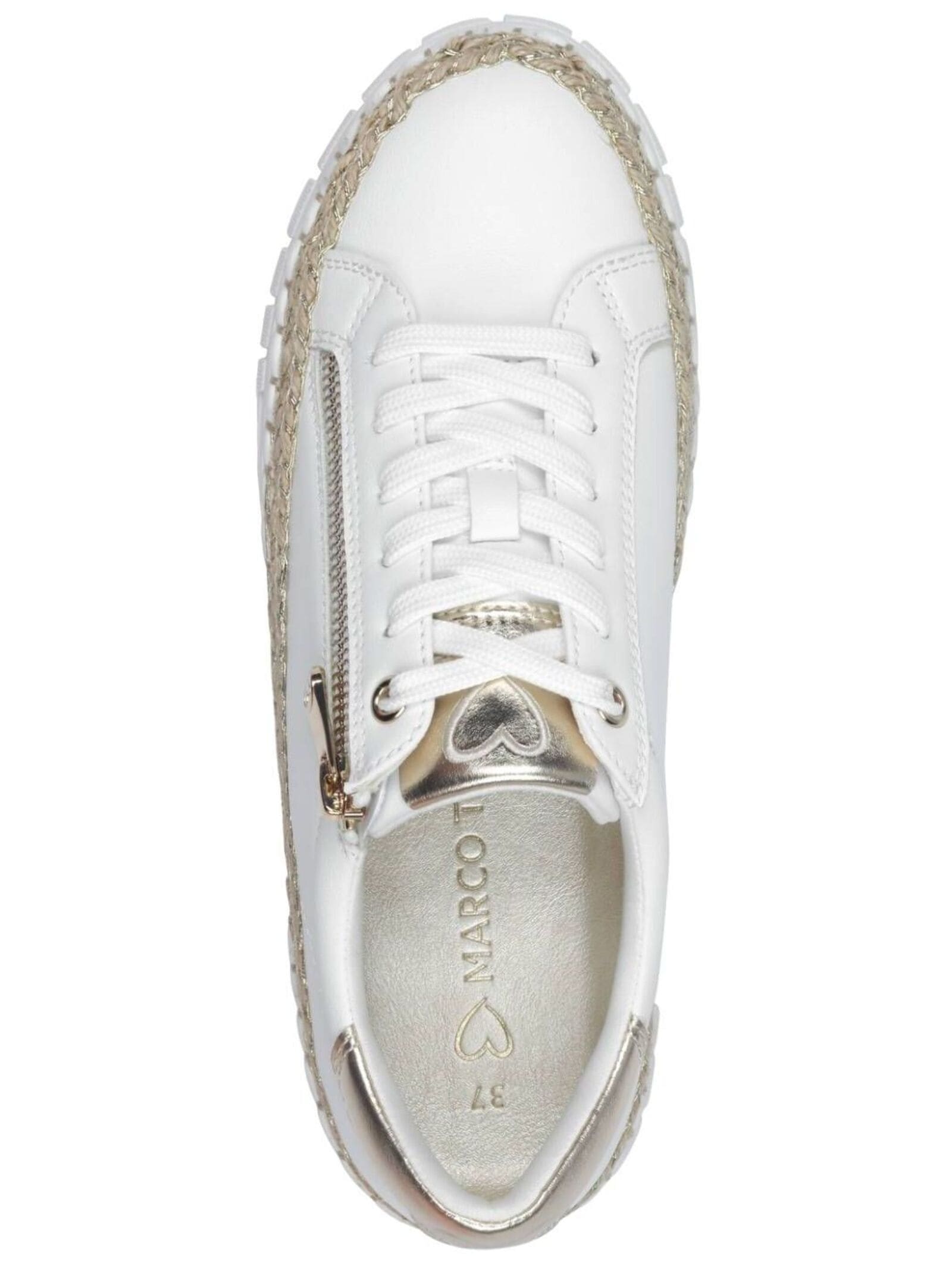 MARCO TOZZI Plateausneaker »Marco Tozzi Sneaker Lederimitat«