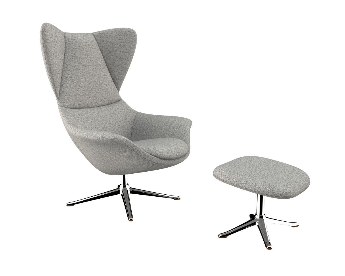 Thumbnail - FLEXLUX Ohrensessel "Stilo Relaxsessel, TV-Sessel, OTTOs Choice", Solitär, Stil-Ikone, drehbar, Fuß Aluminium