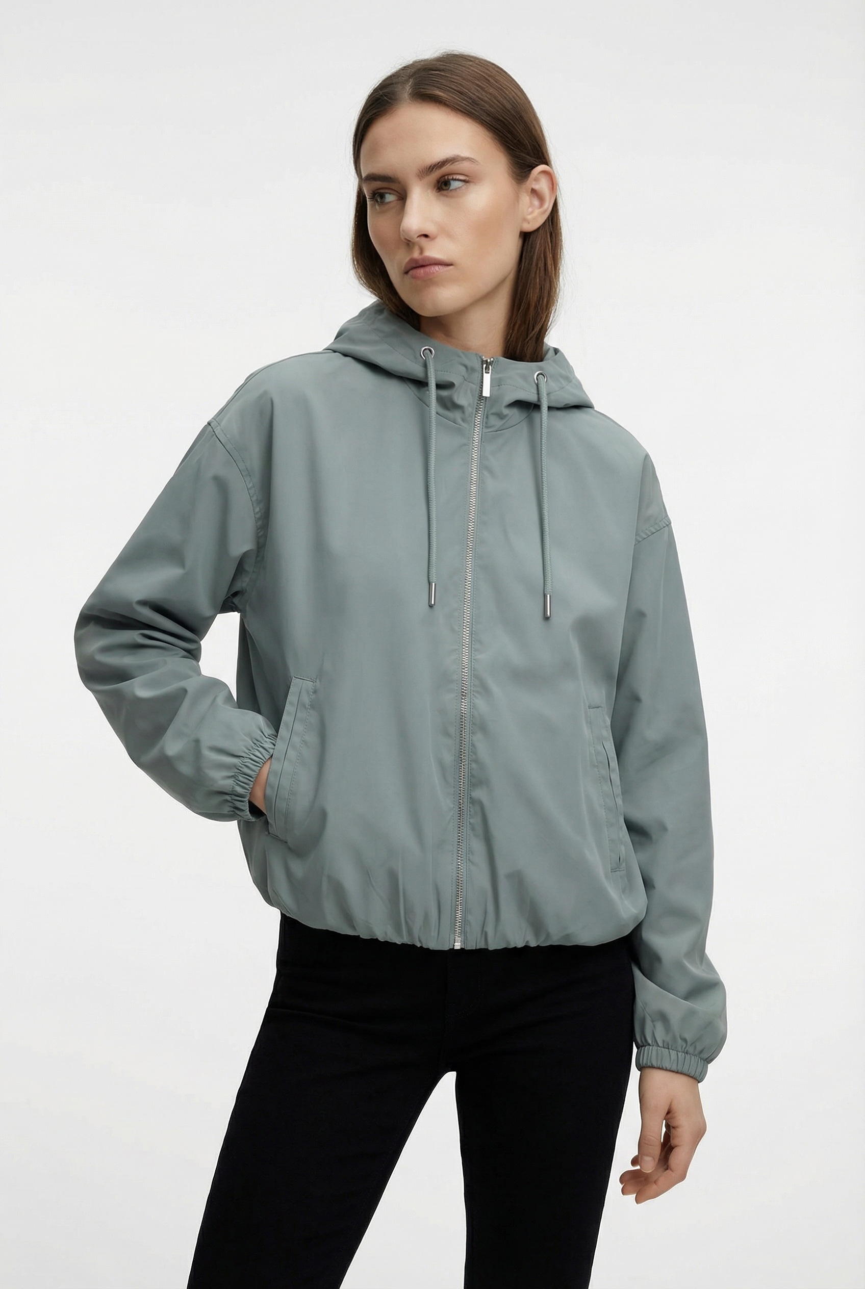 Only Outdoorjacke "Onlcamille Short Jacket Cc Otw" Mit Kapuze Mit Elastischem Bündchen
