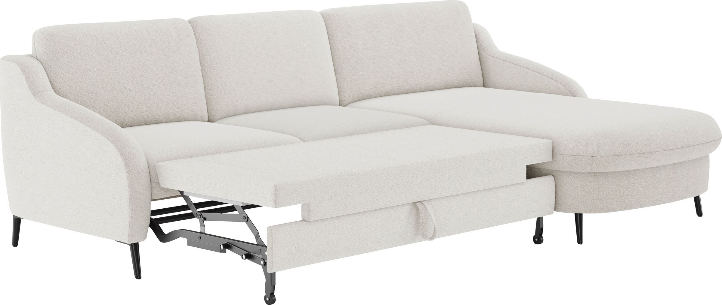 sit&more Ecksofa »Soul L-Form«, wahlweise mit Bettfunktion und Bettkasten oder Schubkasten