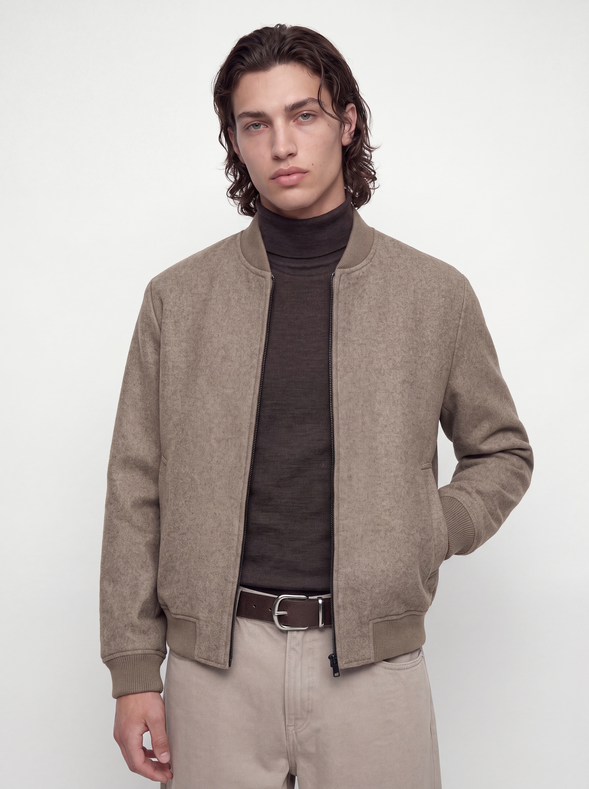 Jack & Jones Blouson »JJEJAMES BOMBER SN« Kunstfaser, regular fit