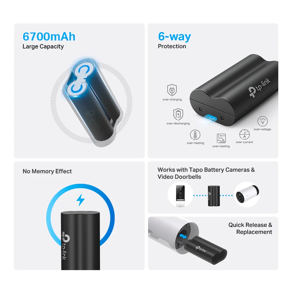 TP-Link Akkupacks »Tapo A100 Tapo Akku Pack«, TP-Link Tapo A100 Tapo Akku Pack