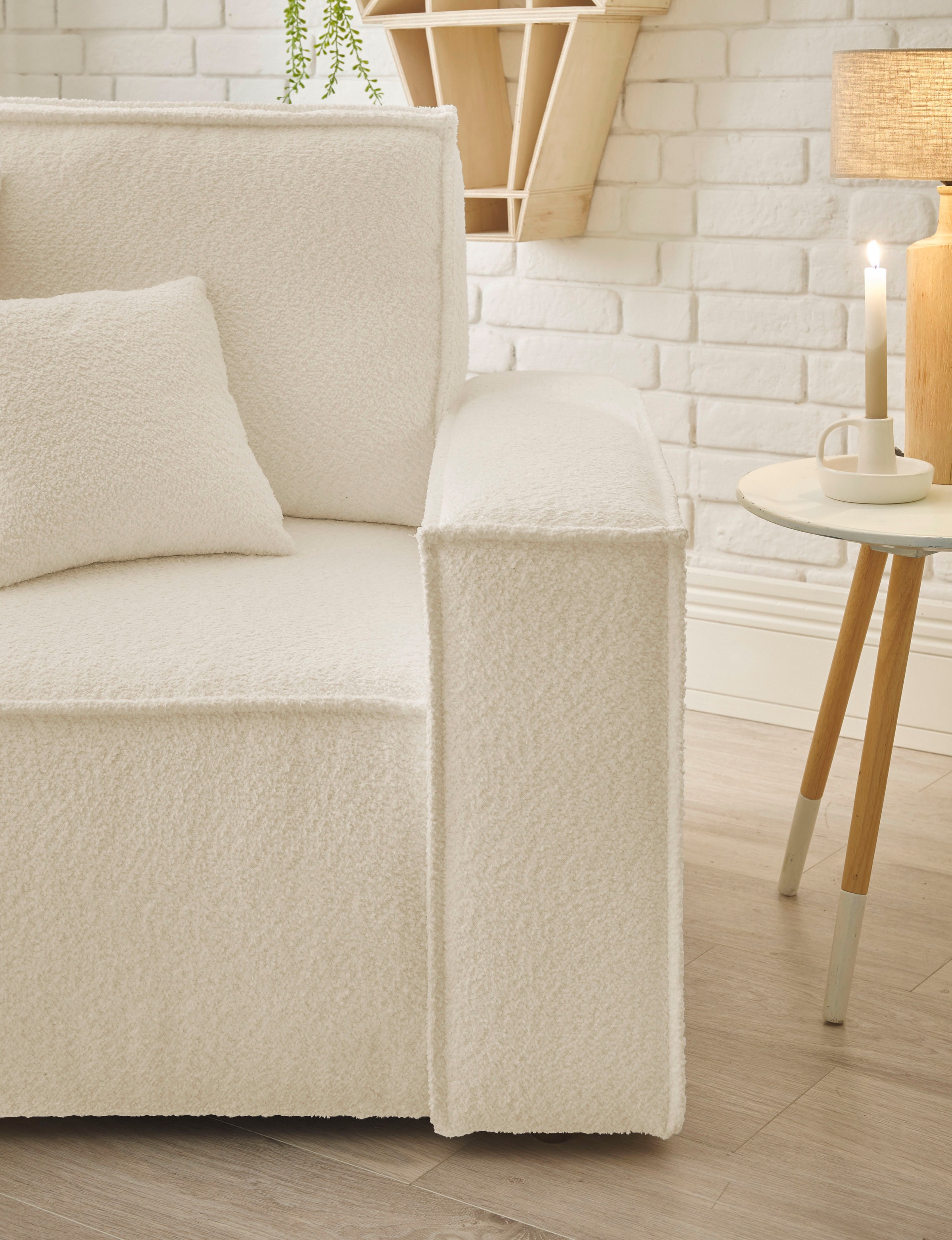 andas Loveseat »Finnley«, (2 St.), Loveseat und Hocker im Set, passend zur Polster-Serie Finnley