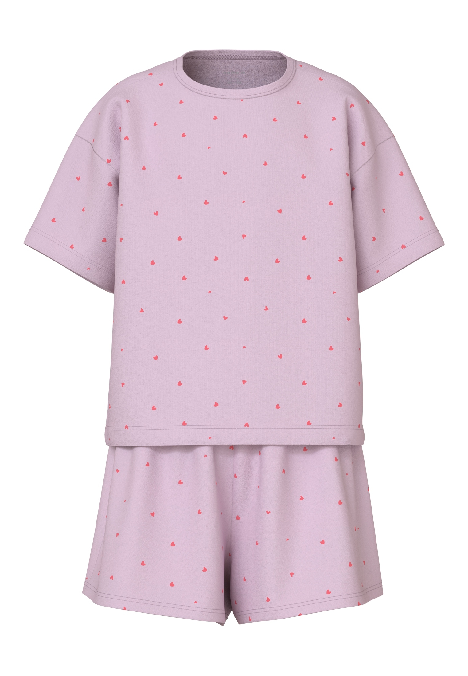 Name It Schlafanzug »NKFNIGHTSET BOXY WINSOME HEARTS NOOS«