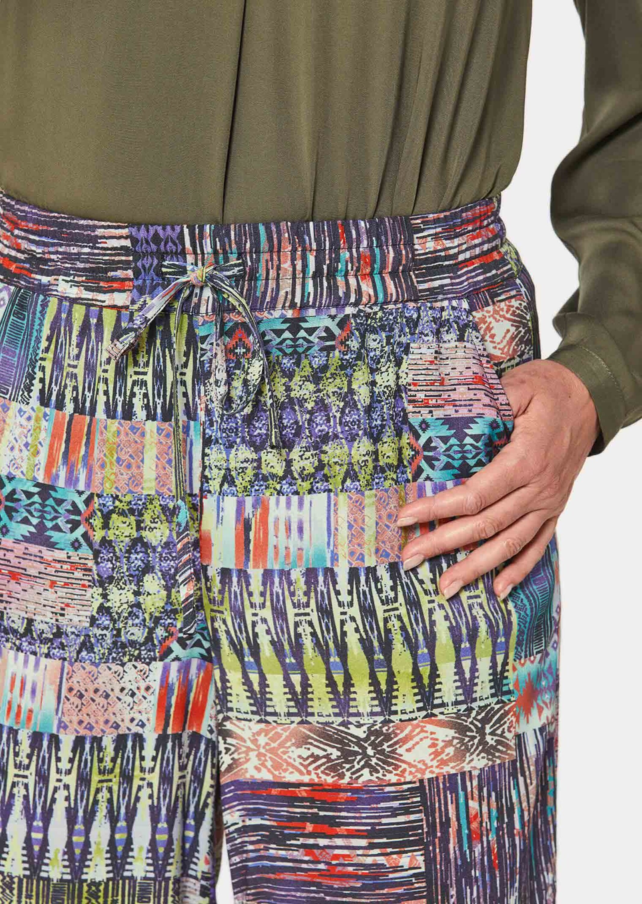 GOLDNER Chinos »Druckhose Druckhose«