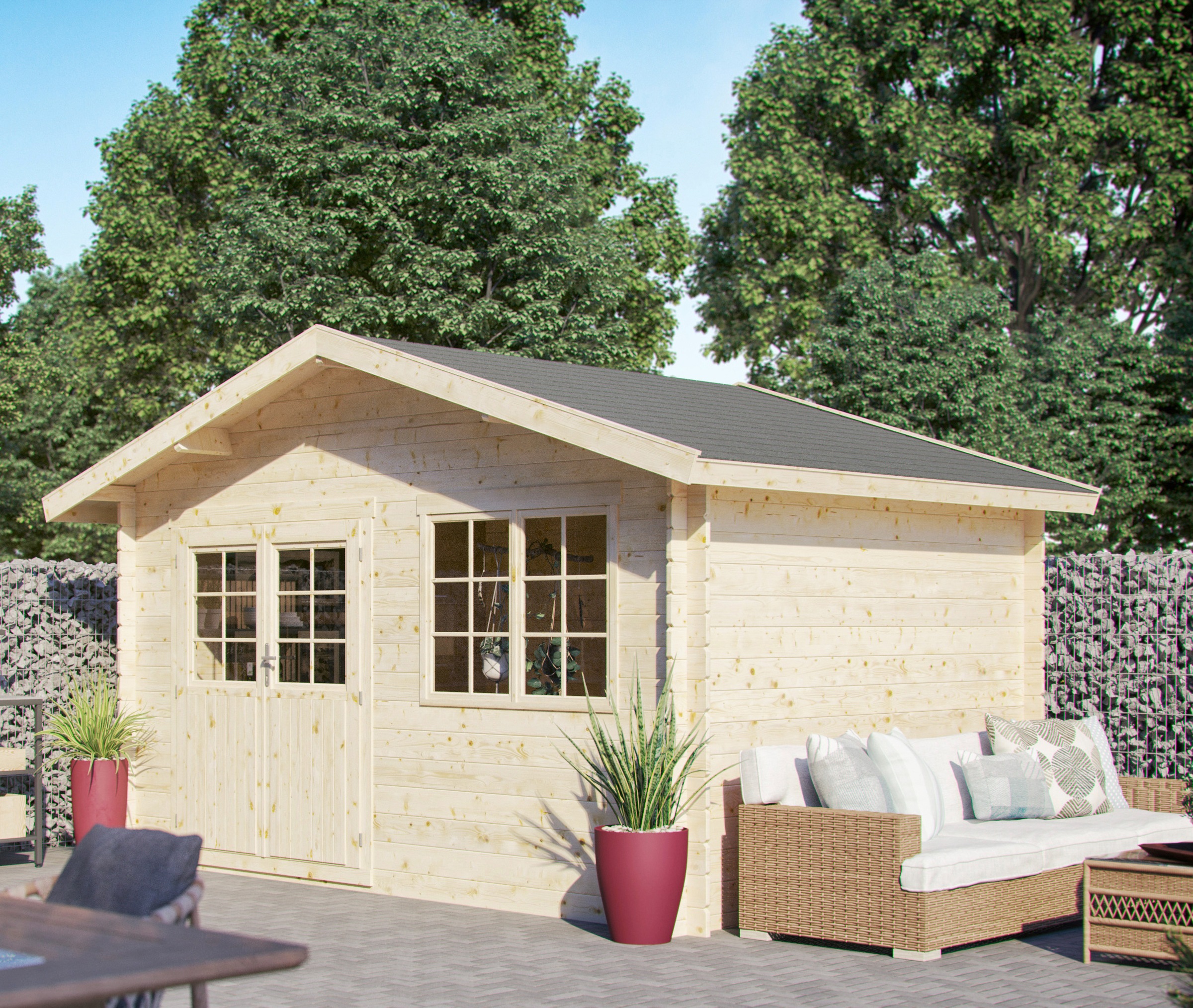 Kiehn-Holz Gartenhaus "Gipsberg 1" günstig online kaufen