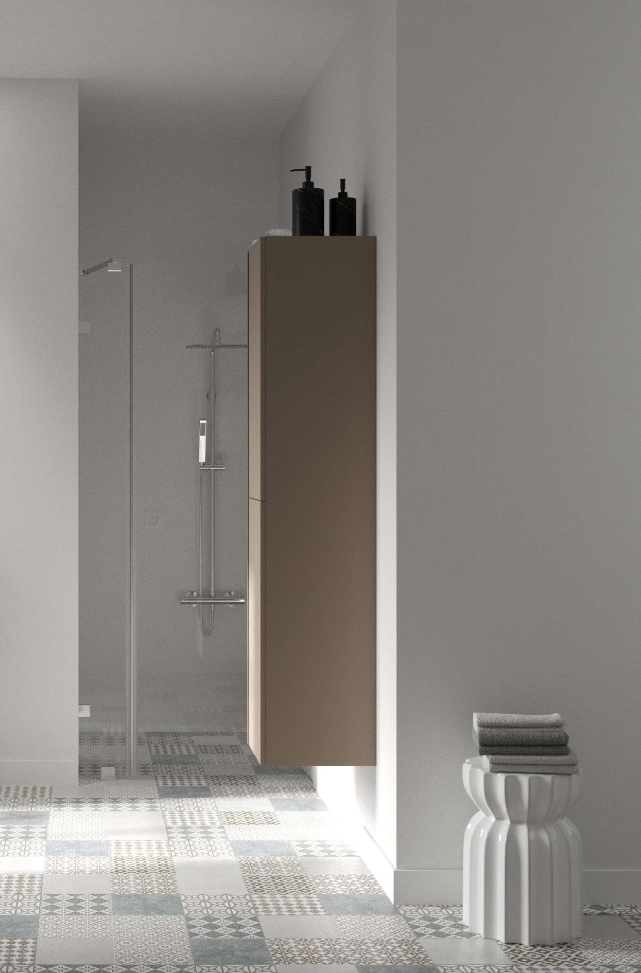 welltime Hochschrank »Cosmos«, mit Soft-Close Funktion, Breite 35 cm, Höhe 160 cm, FSC®