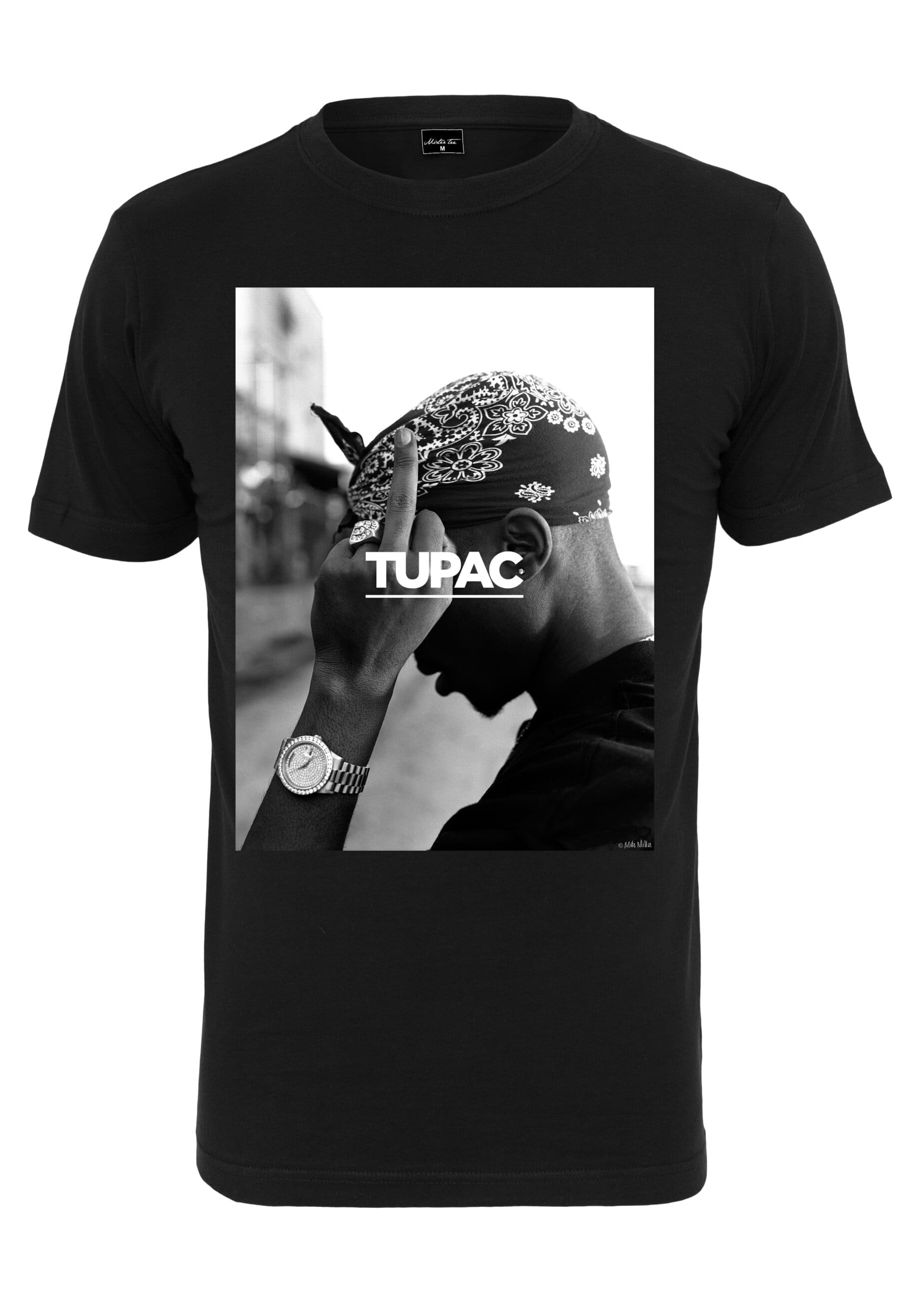 MisterTee Kurzarmshirt "MisterTee Herren 2Pac F*ck The World Tee" 1 Stk. tl günstig online kaufen