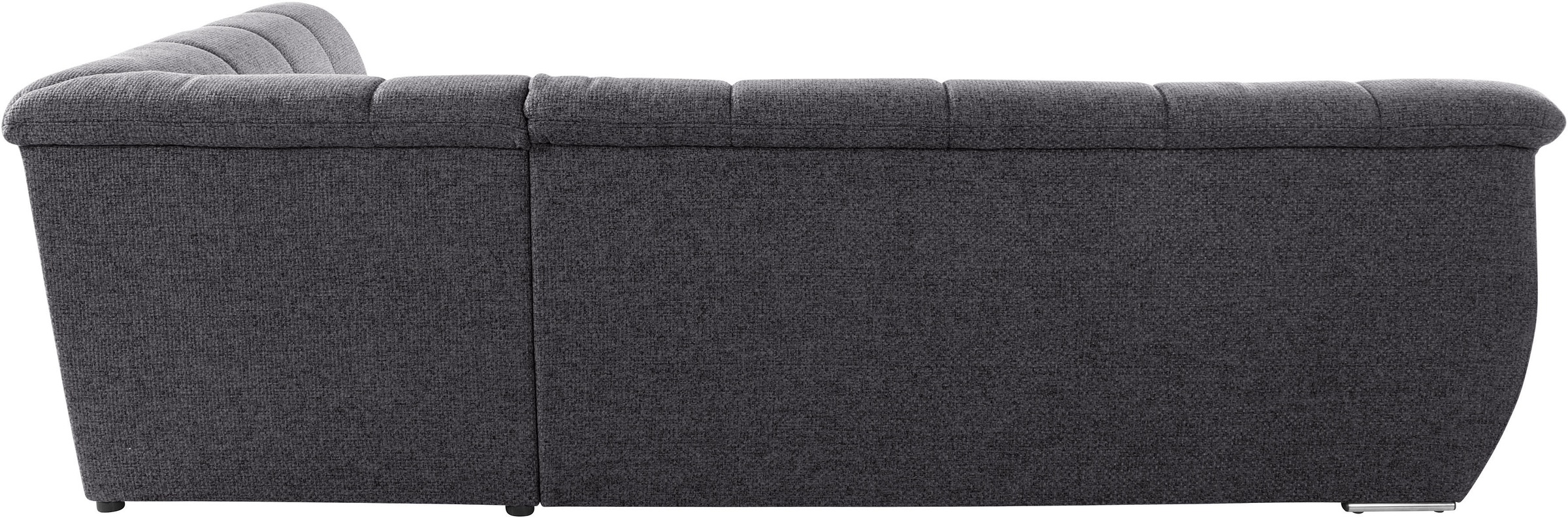DOMO collection Ecksofa »Lagoa, moderne Sitzheftung, bequem und komfortabel, L-Form«, wahlweise mit Bettfunktion, frei im Raum stellbar, große Farbvielfalt