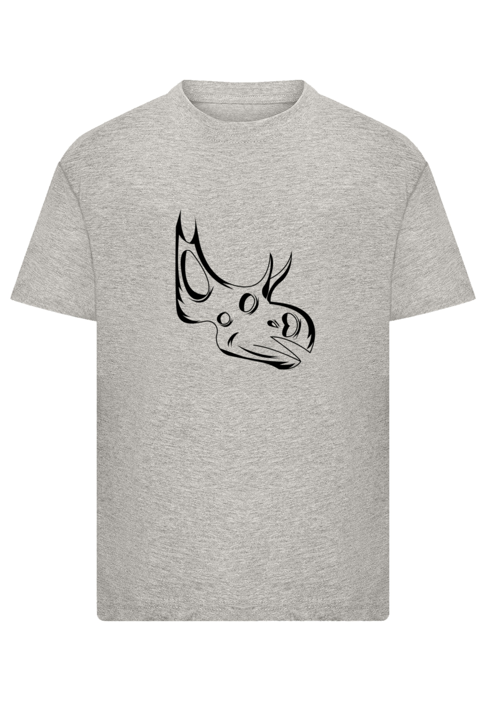 F4NT4STIC T-Shirt »Dinosaurier Schädel«, Premium Qualität