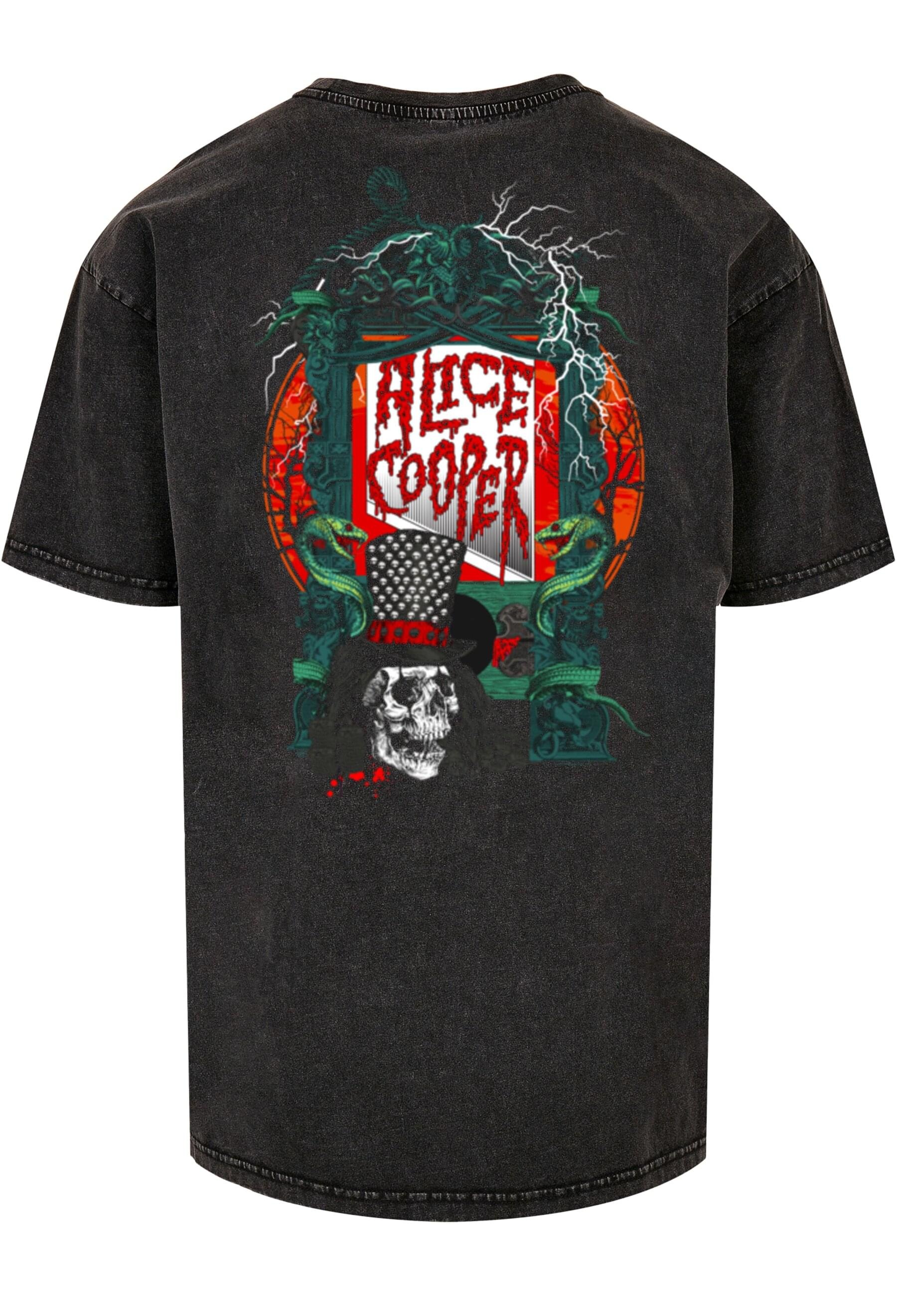 Merchcode T-Shirt »Merchcode Herren Alice Cooper - Guillotine Washed Oversize Tee«, (1 tlg.)