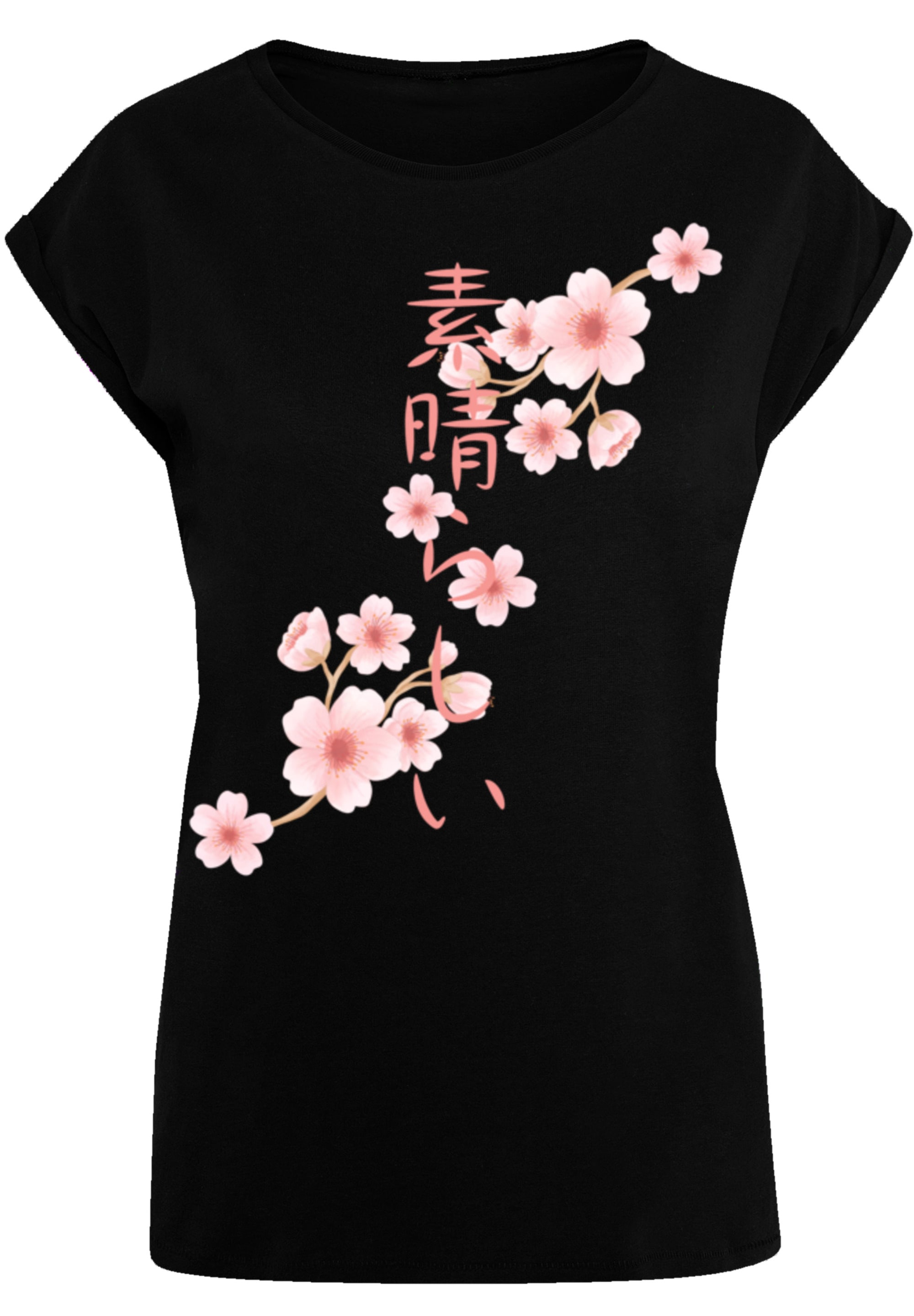 F4NT4STIC T-Shirt »PLUS SIZE Kirschblüten Asien«, Print