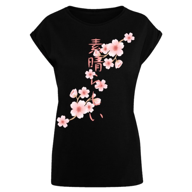 F4NT4STIC T-Shirt »PLUS SIZE Kirschblüten Asien«, Print für kaufen | BAUR