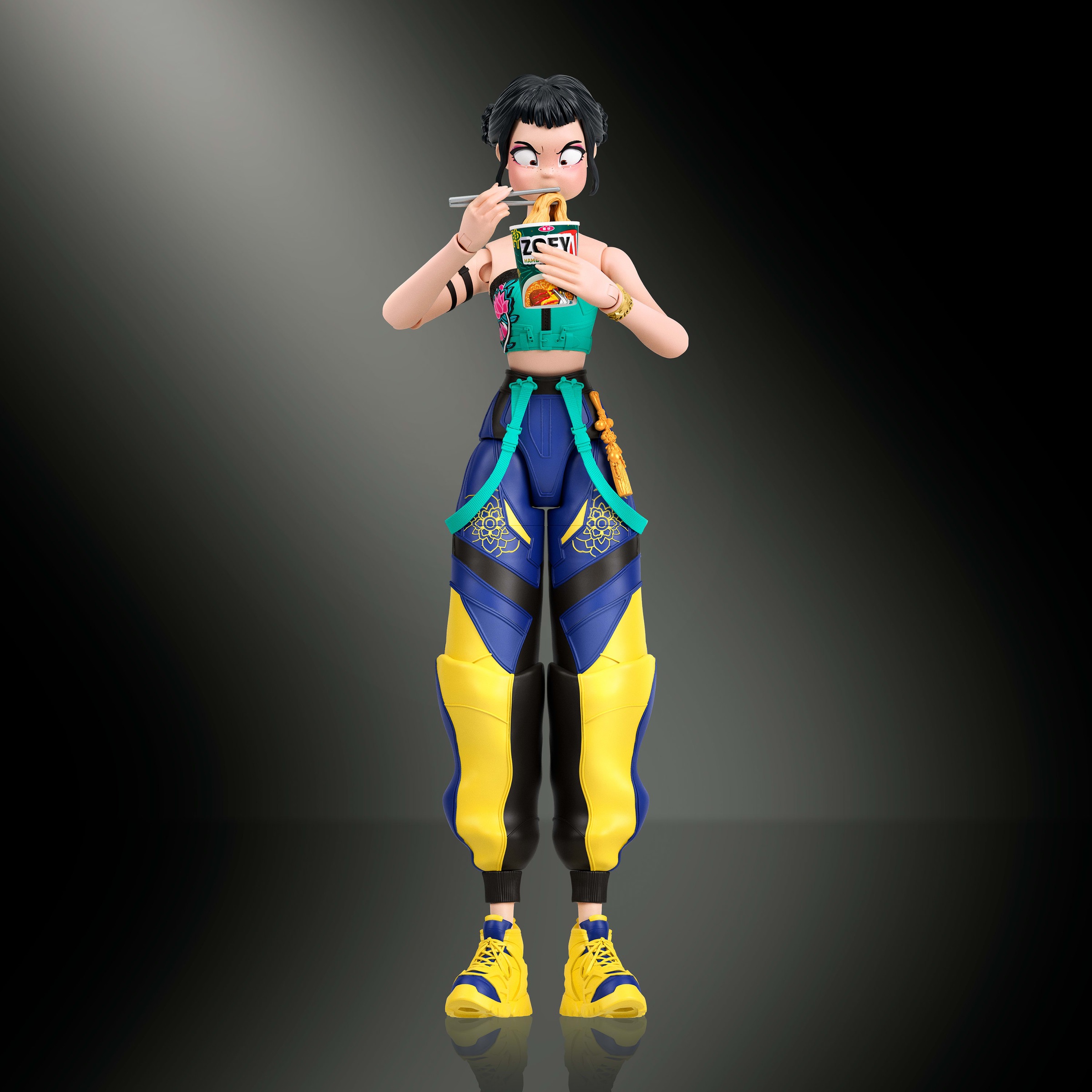 Mattel® Actionfigur »KPop Demon Hunters Zoey« beweglich