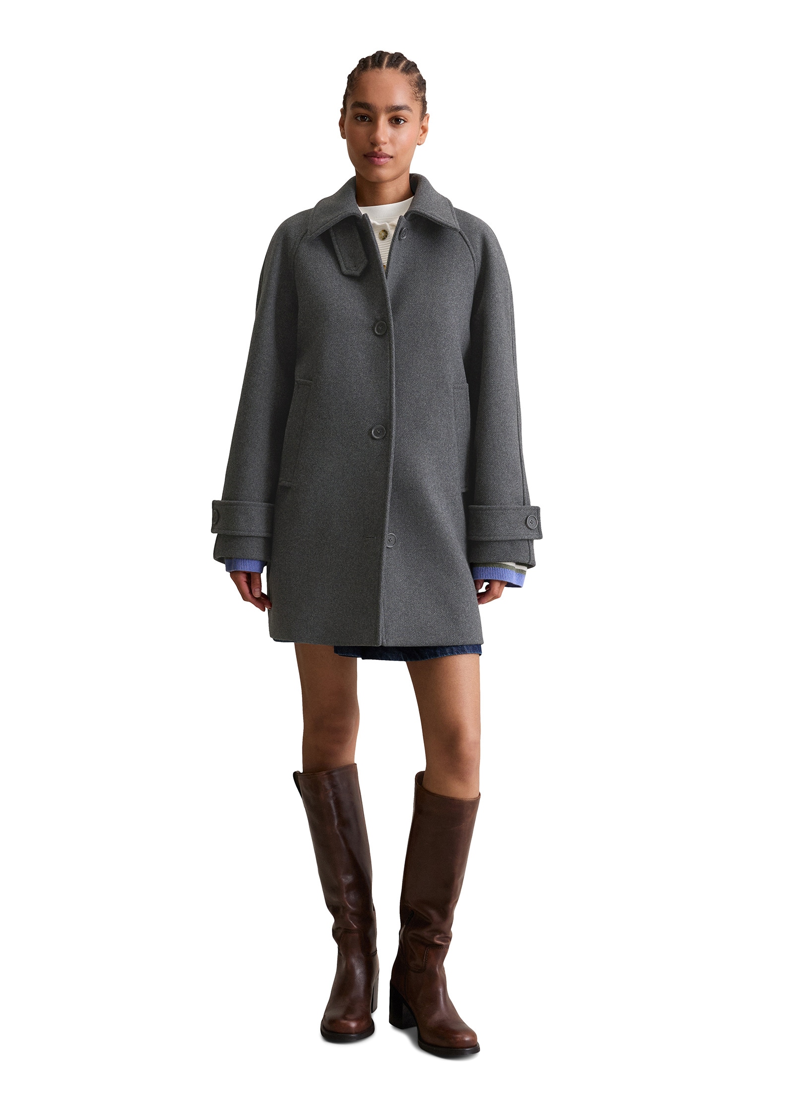 Marc O'Polo DENIM Wollmantel »mit recycelter Wolle«