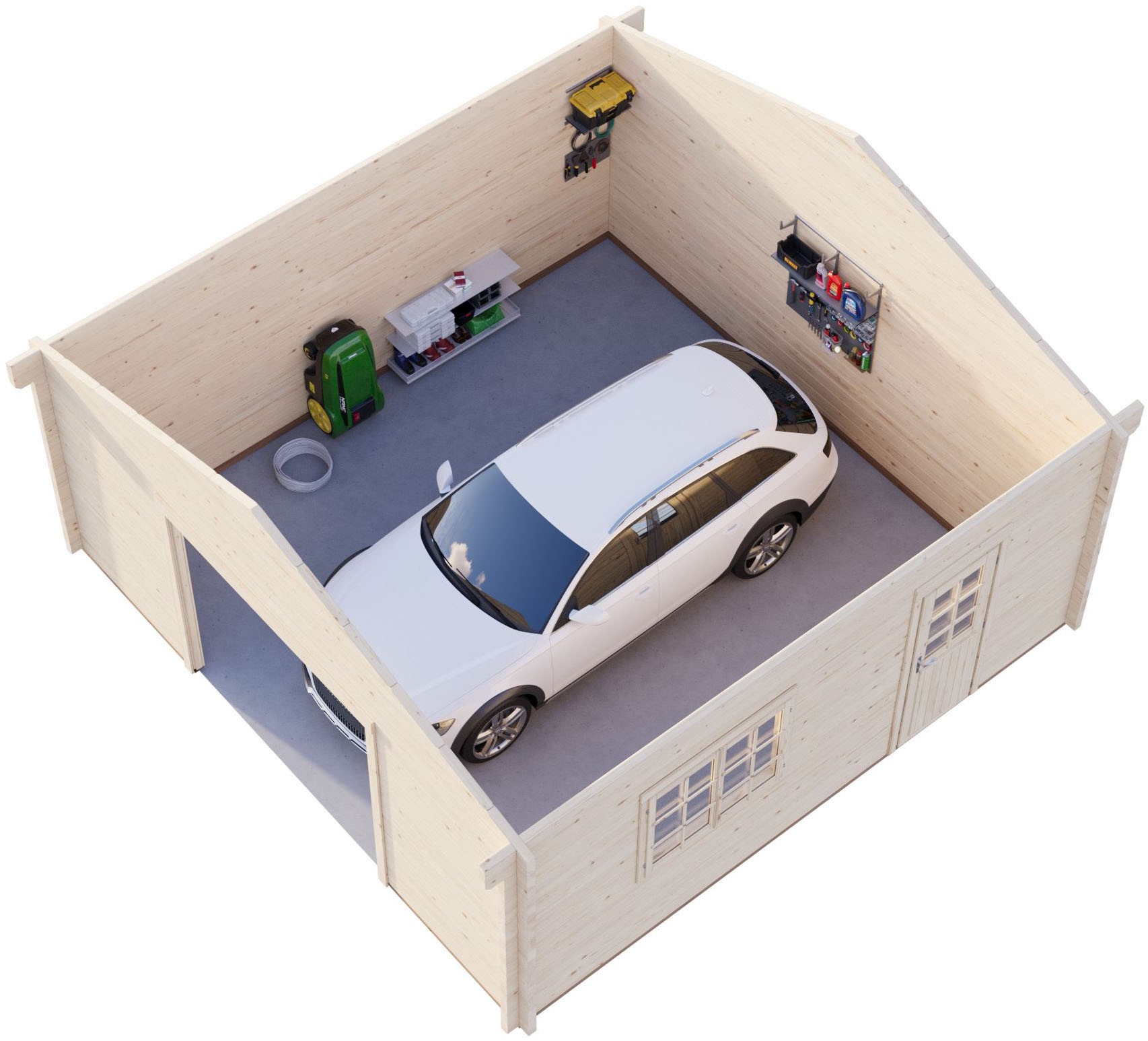 Palmako Garage »Roger, ohne Tor« BxTxH: 622x596x312 cm