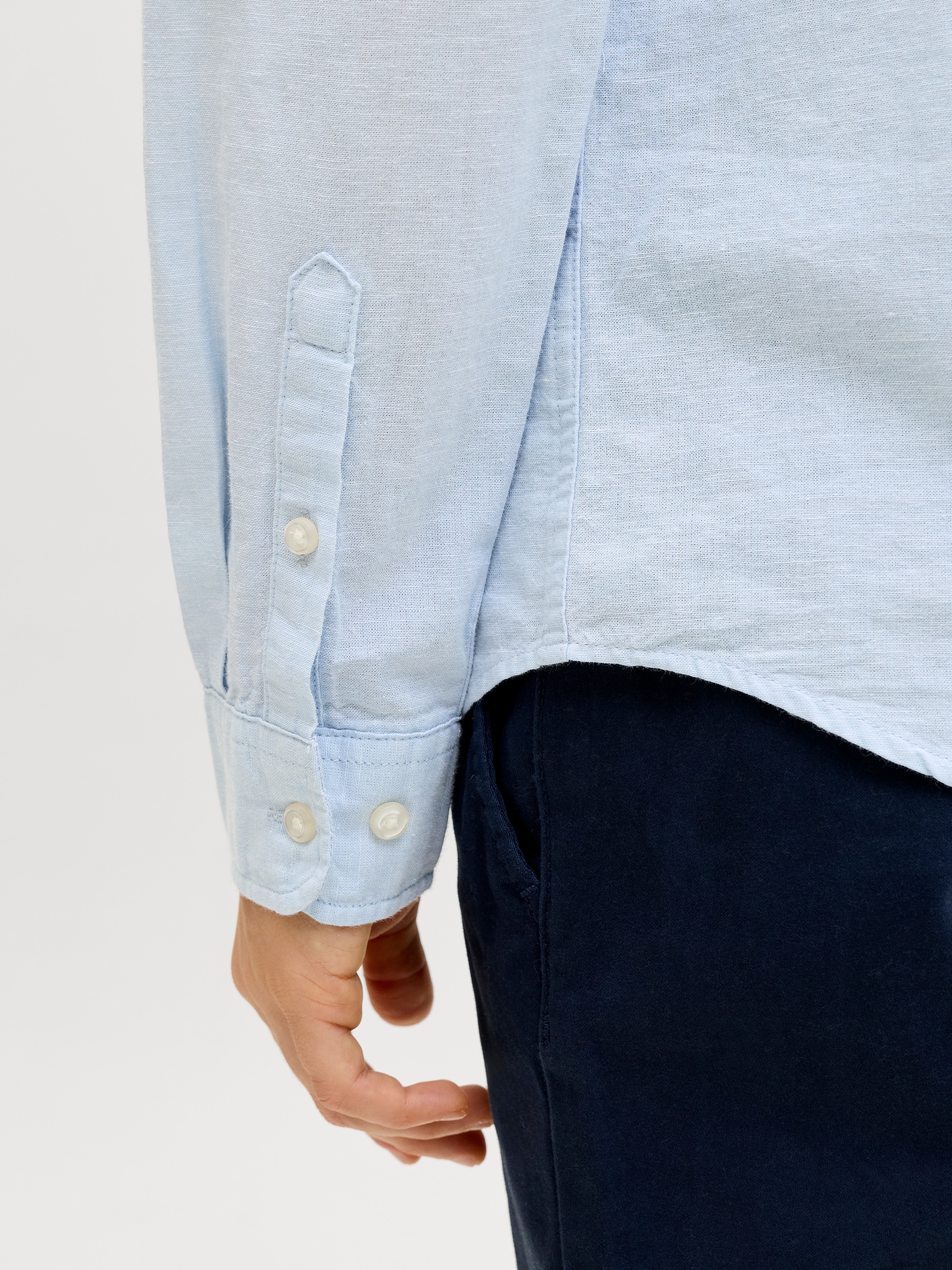 Jack & Jones Junior »JJEBREEZE LINEN BLEND SHIRT L/S SN JNR«